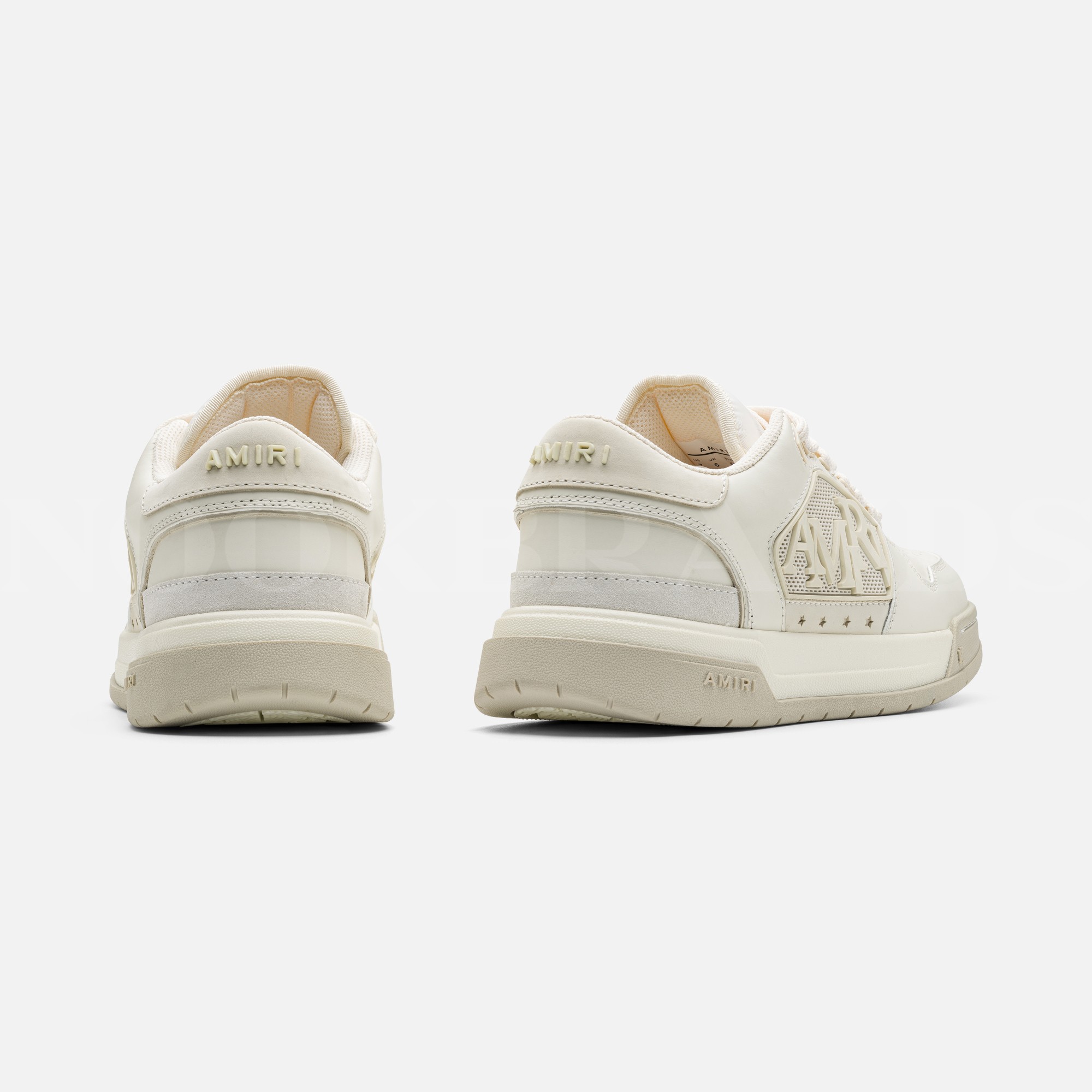 Krem Erkek Deri Sneaker