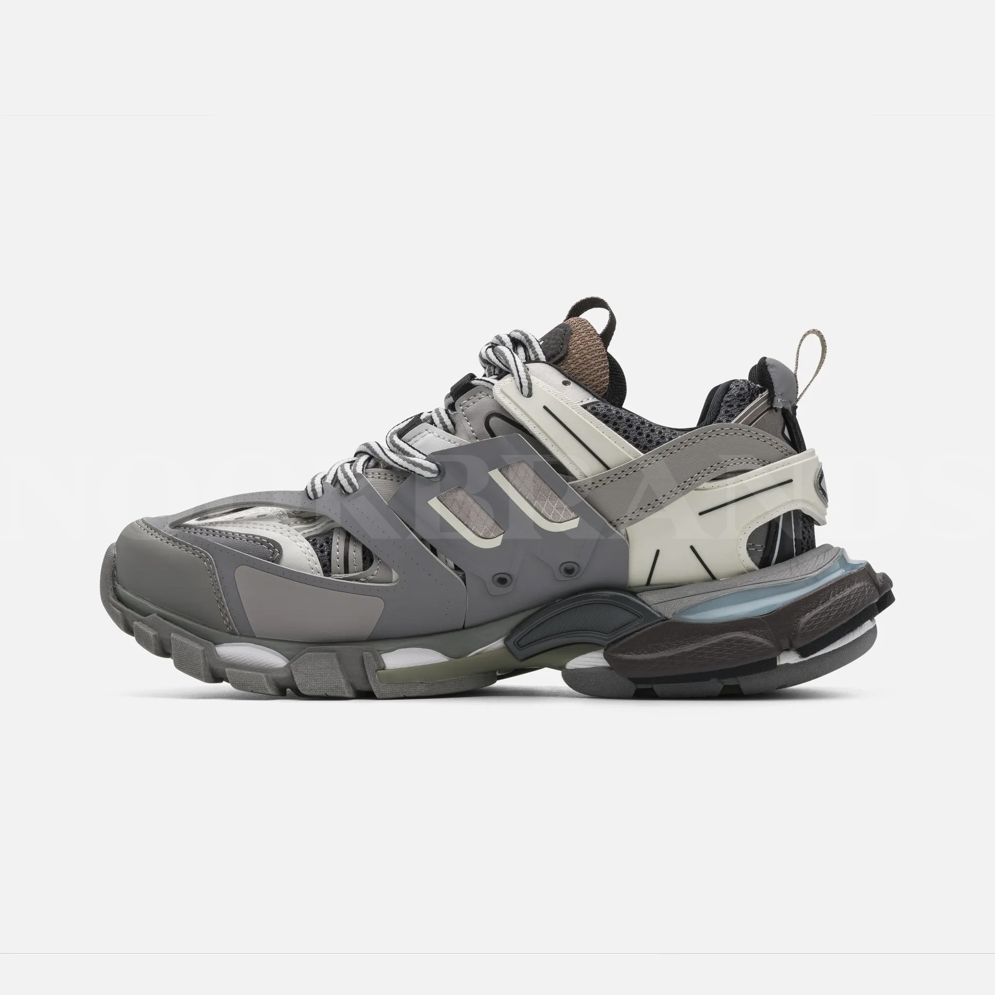 Track Gri Unisex Deri Sneaker