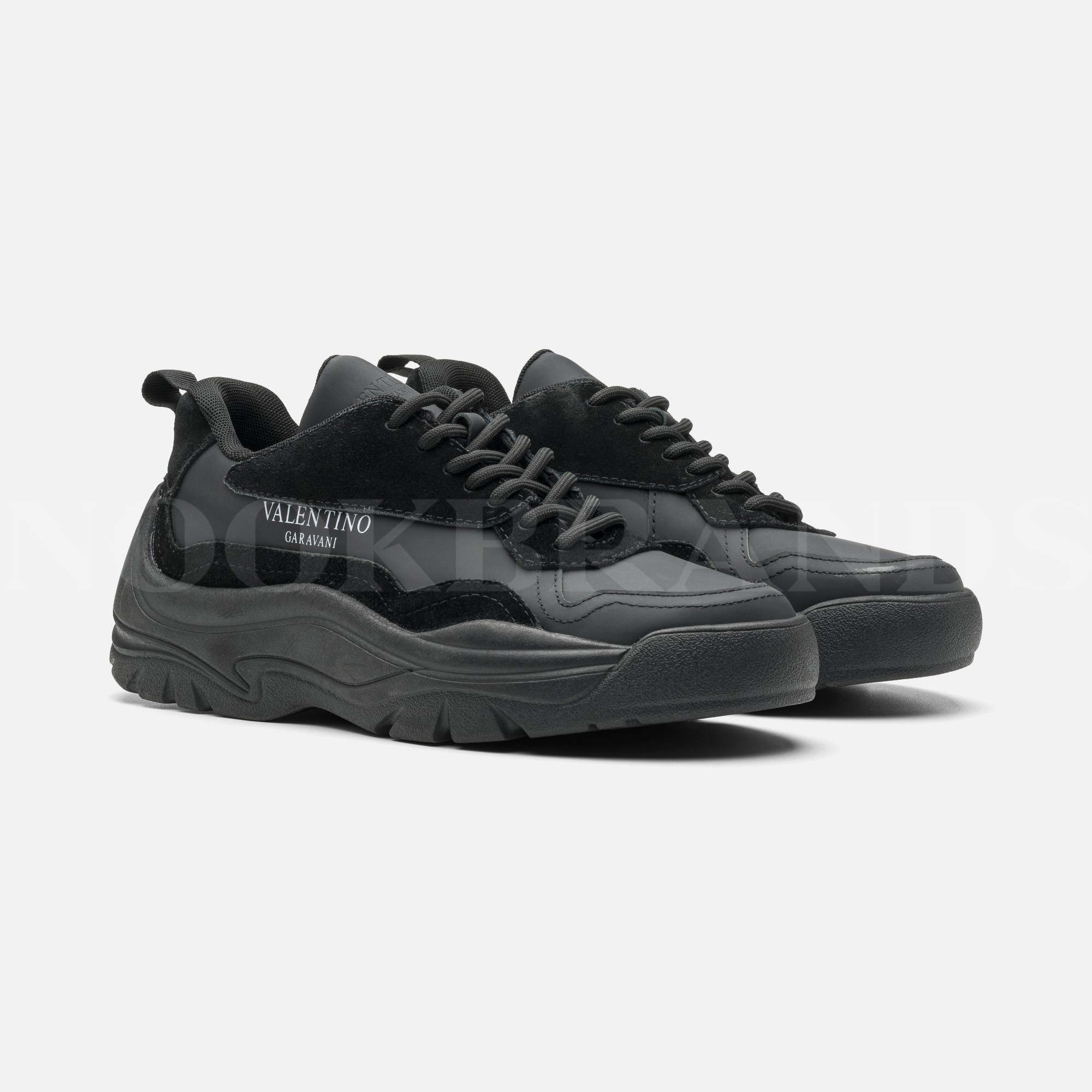 Gumboy Siyah Deri Sneaker