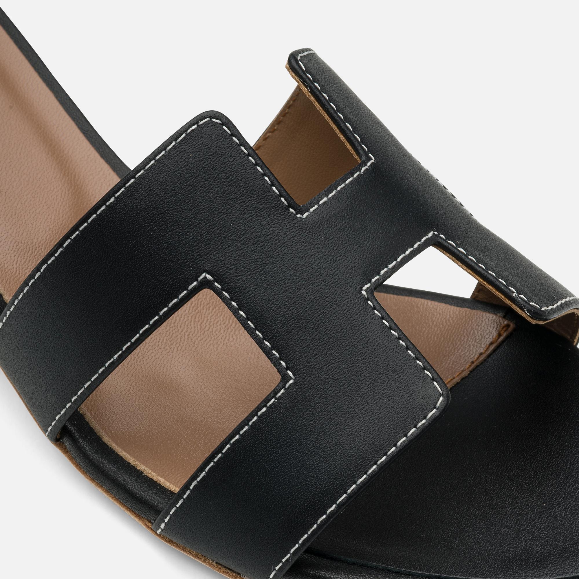 Oasis Sandal Siyah Kadın Terlik