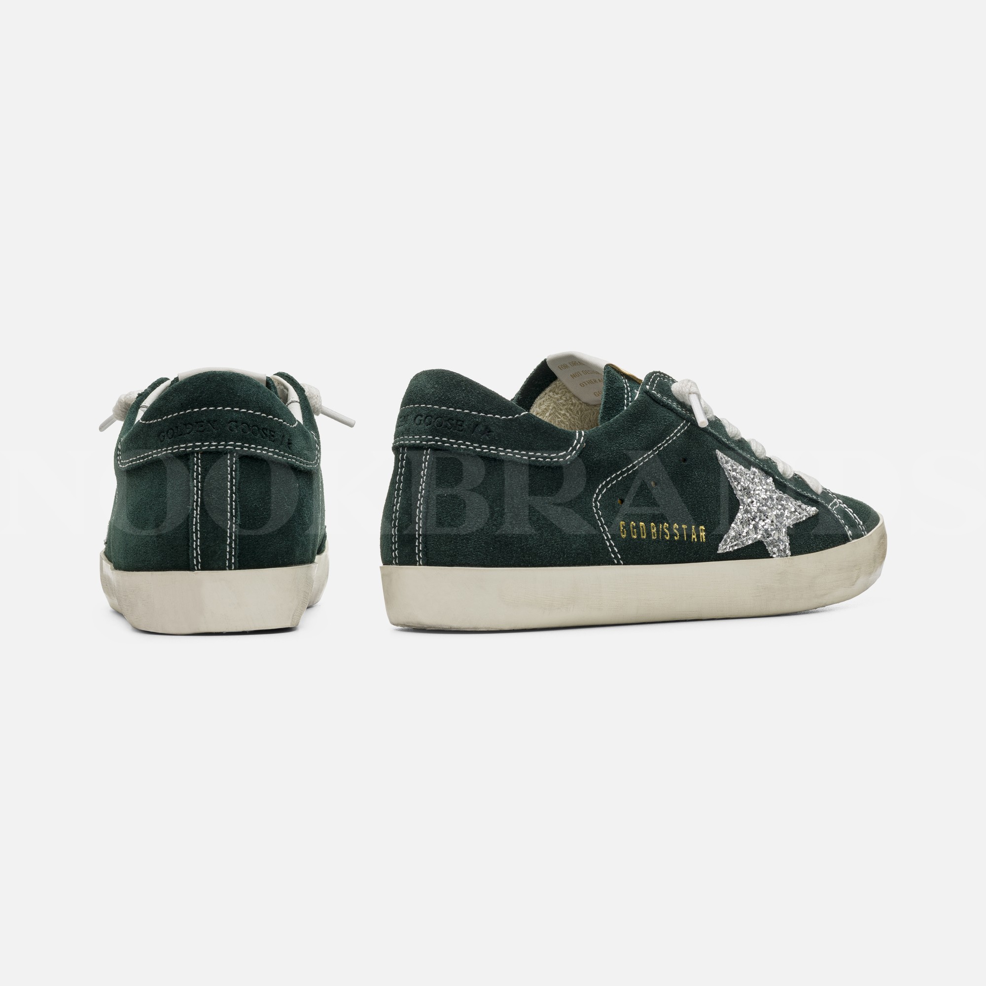Yeşil Pull Detay Kadın Deri Sneaker