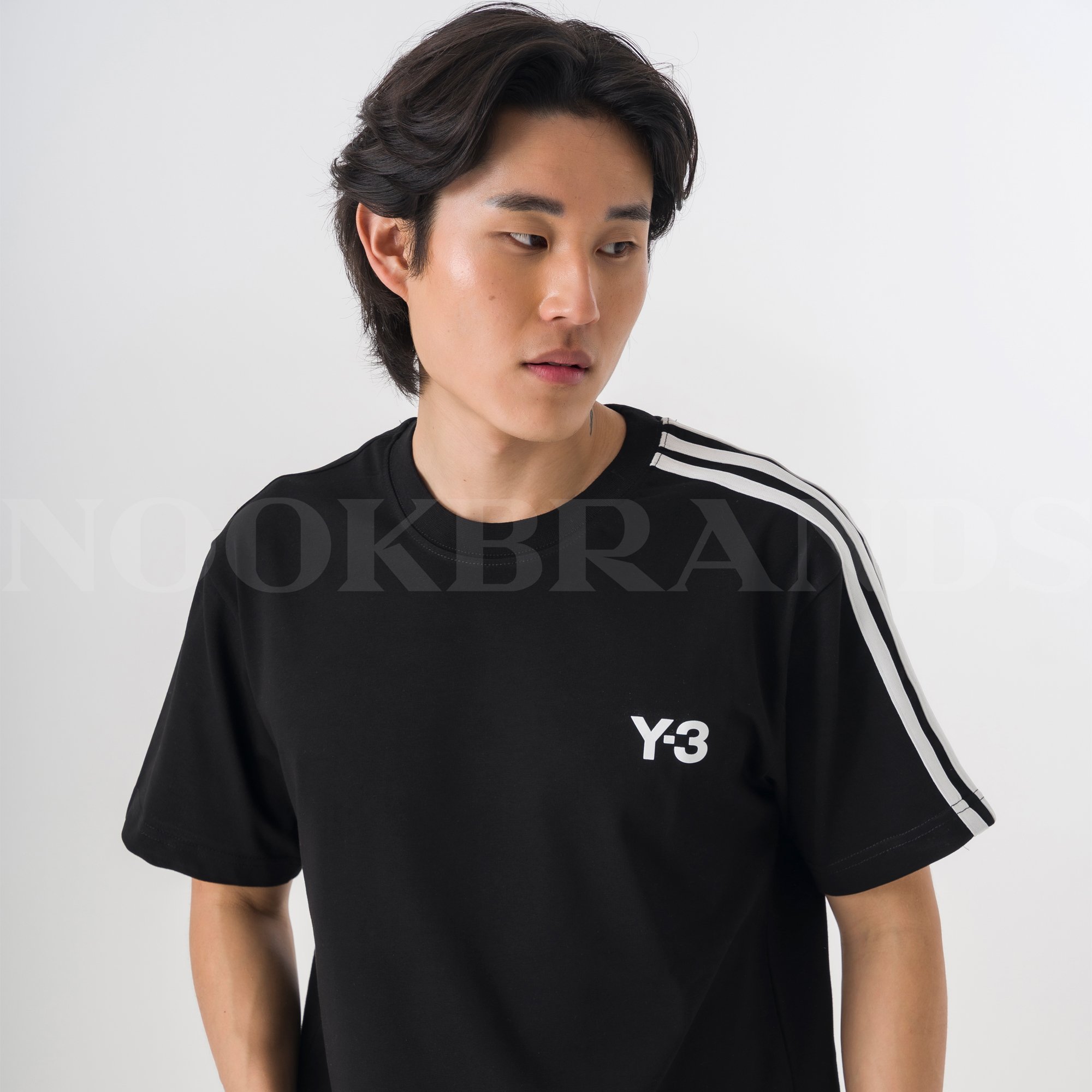 Siyah Logo Detay Erkek T-shirt