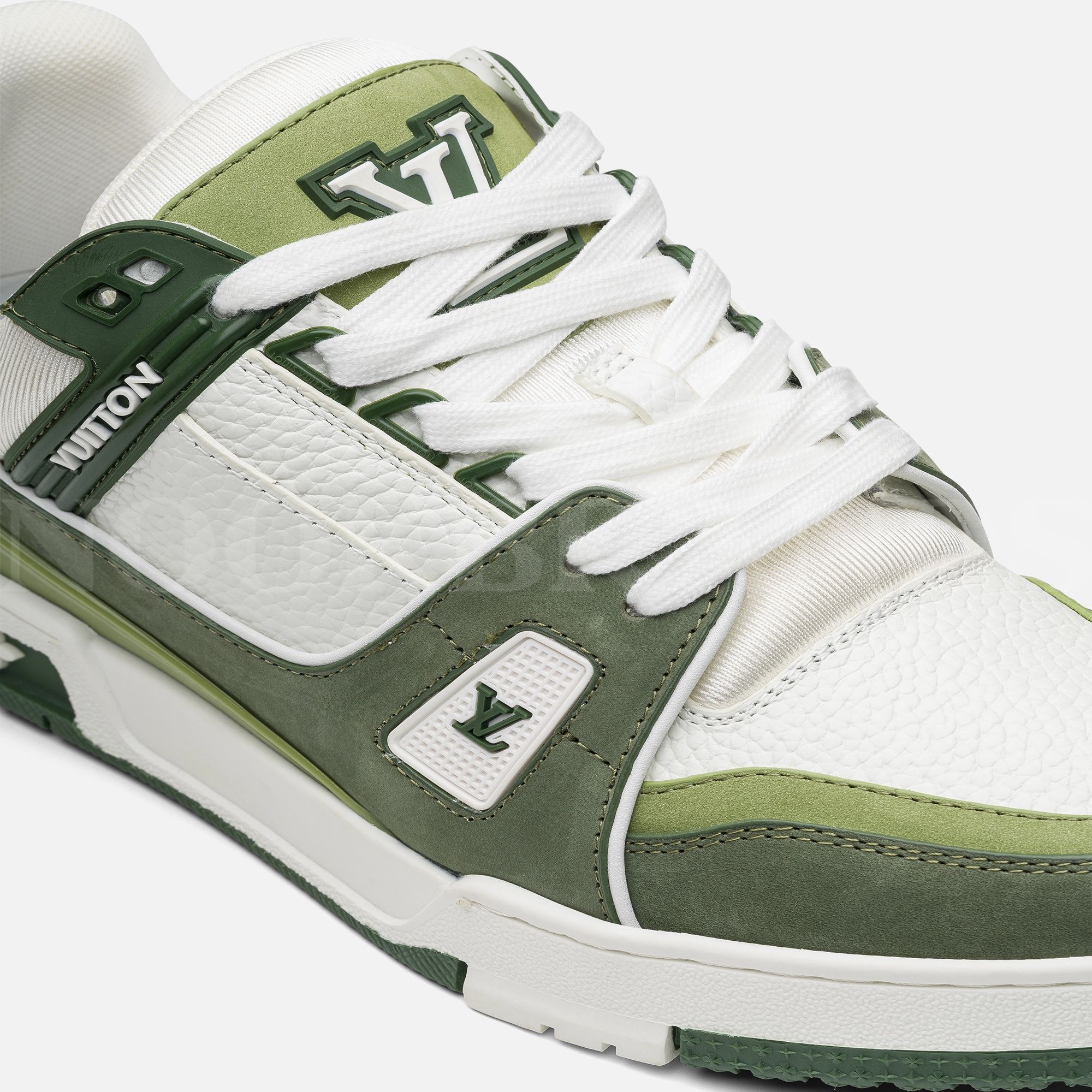 Yeşil Erkek Deri Sneaker