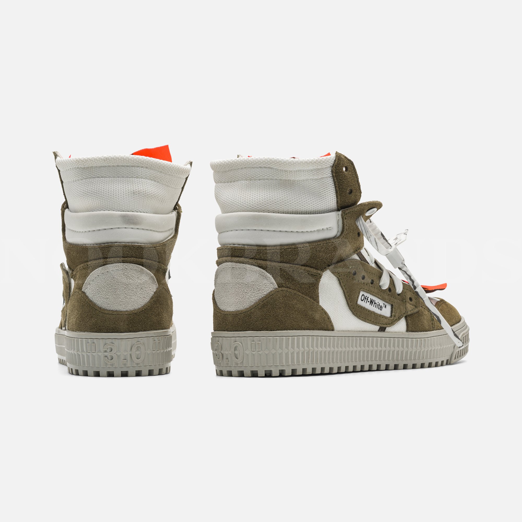 Haki Kadın Deri Sneaker