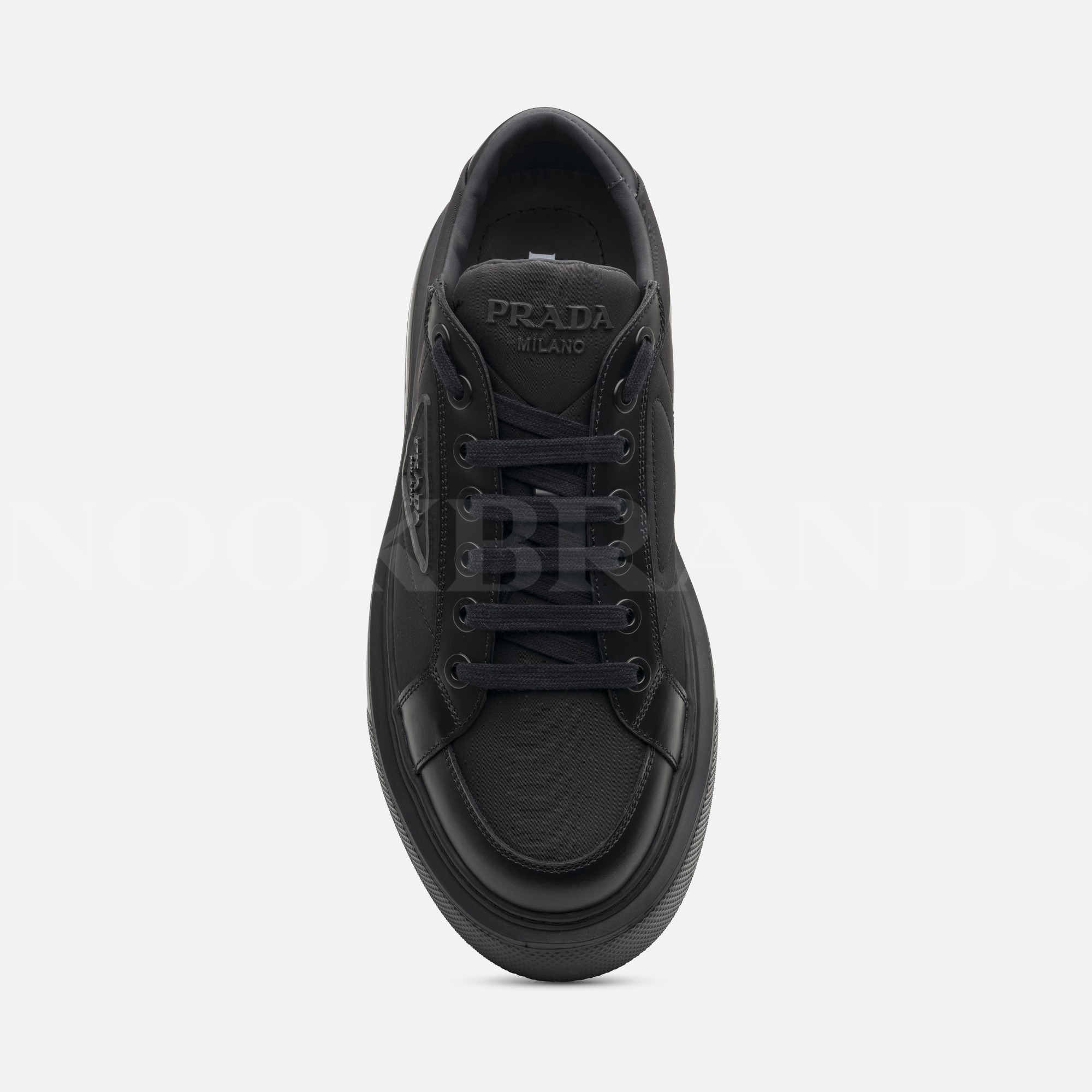 Macro Re-Nylon Siyah Erkek Deri Sneaker