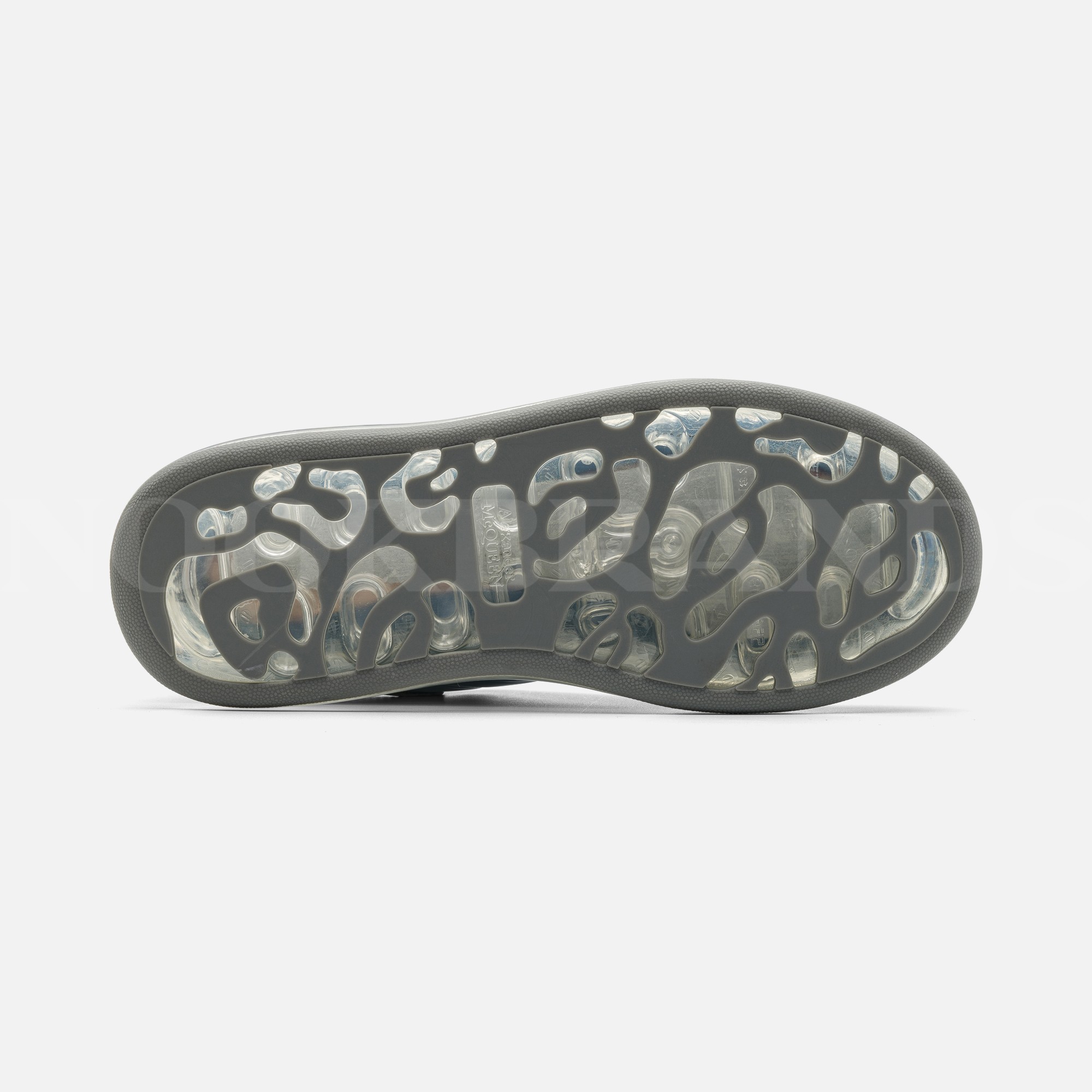 Oversize Mavi Erkek Deri Sneaker