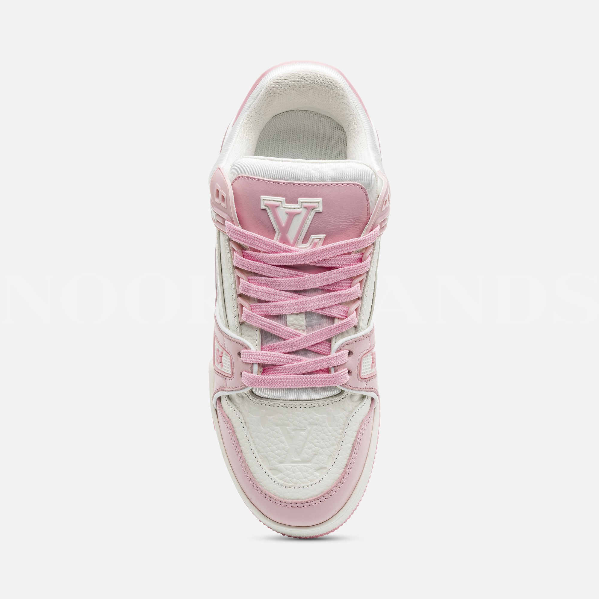 Pembe Kadın Deri Sneaker