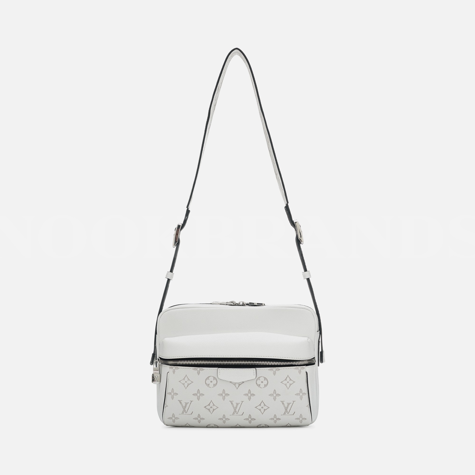 Beyaz Deri Outdoor Messenger