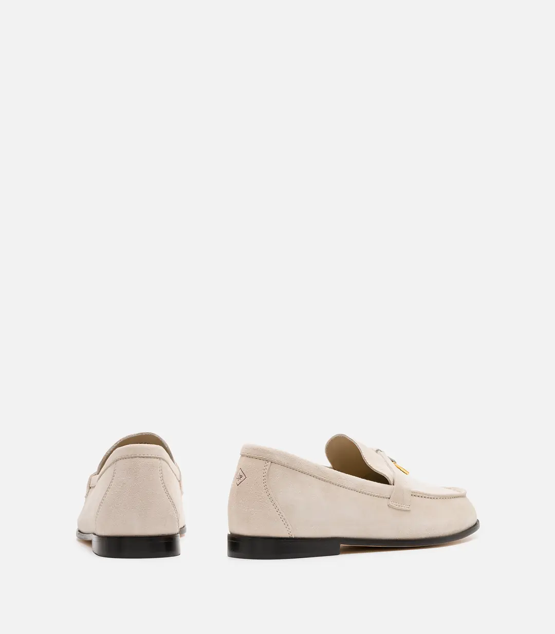 Theory PERFECT LEAT JOEAN Jラムレザー ベージュ P Loro Piana Joan Bej Süet Kadın Loafer