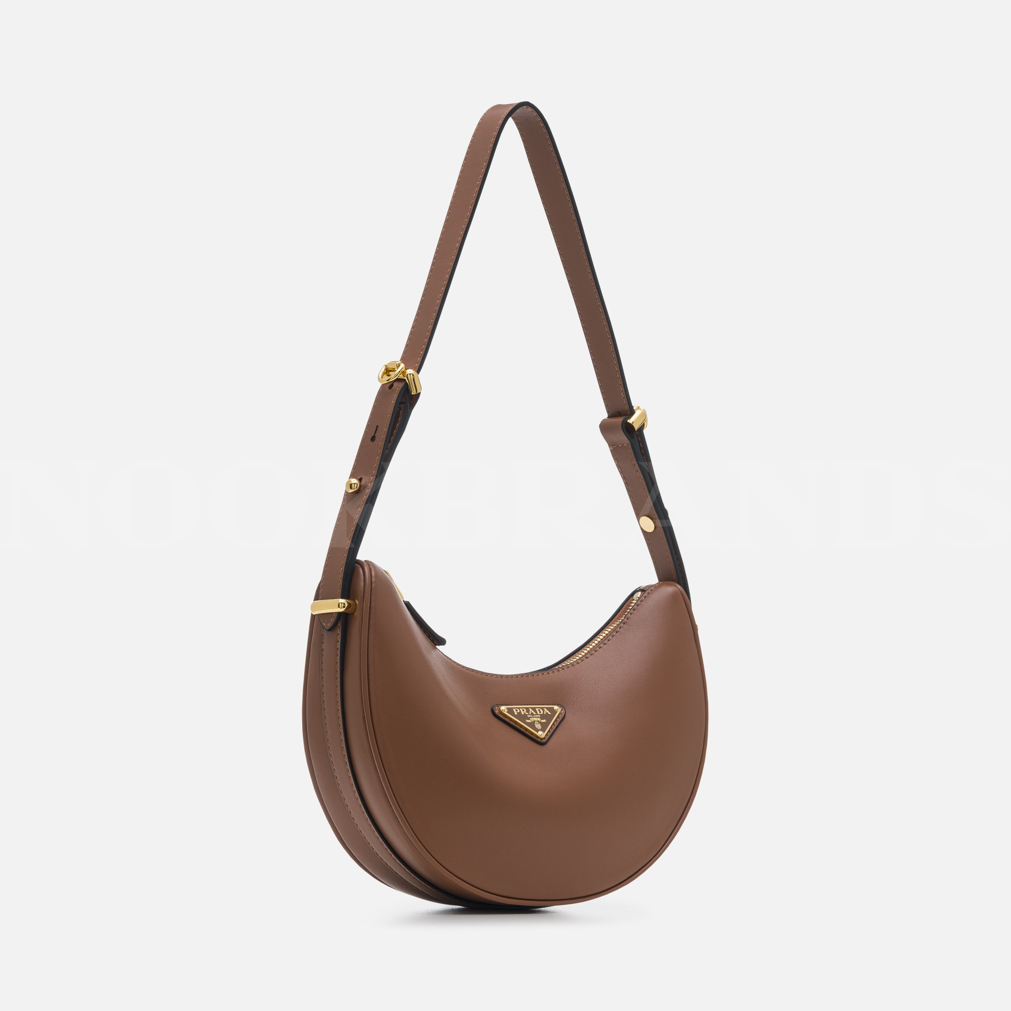 Leather Arqué Shoulder Bag