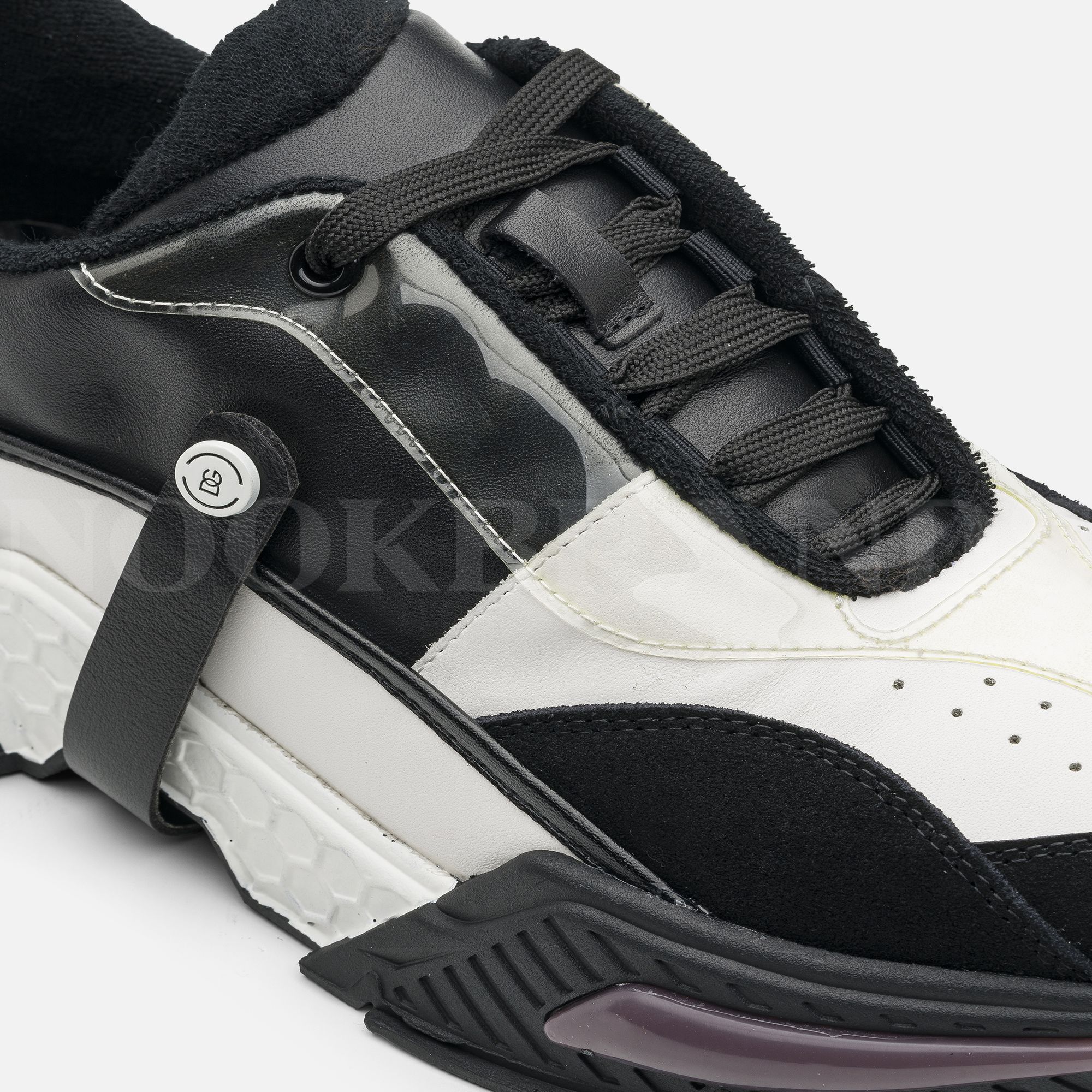Siyah Erkek Deri Sneaker