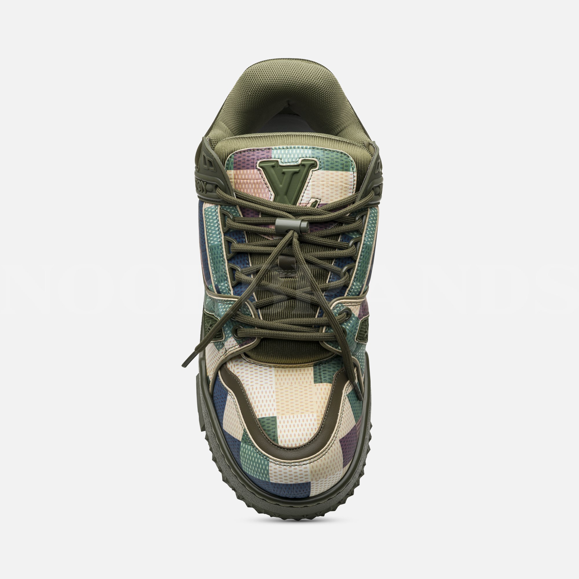 Yeşil Erkek Deri Sneaker