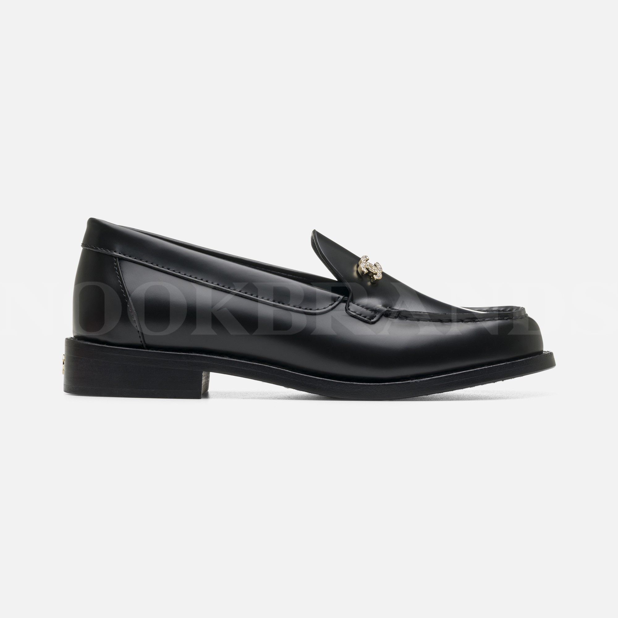 Siyah Kadın Deri Loafer