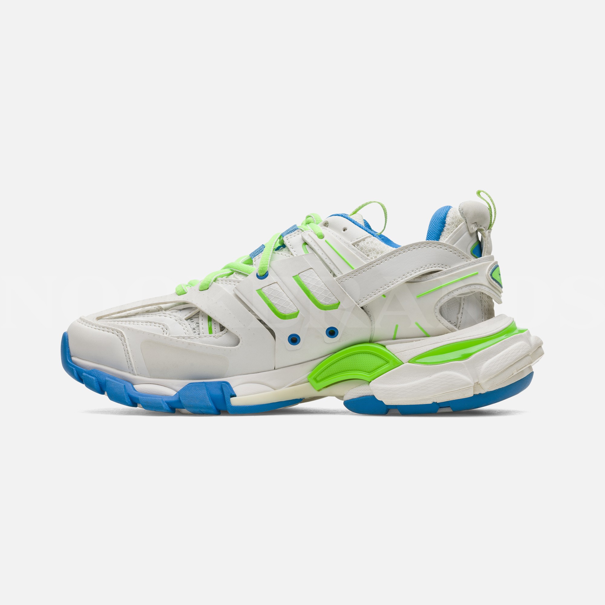 Track Beyaz Kadın Deri Sneaker