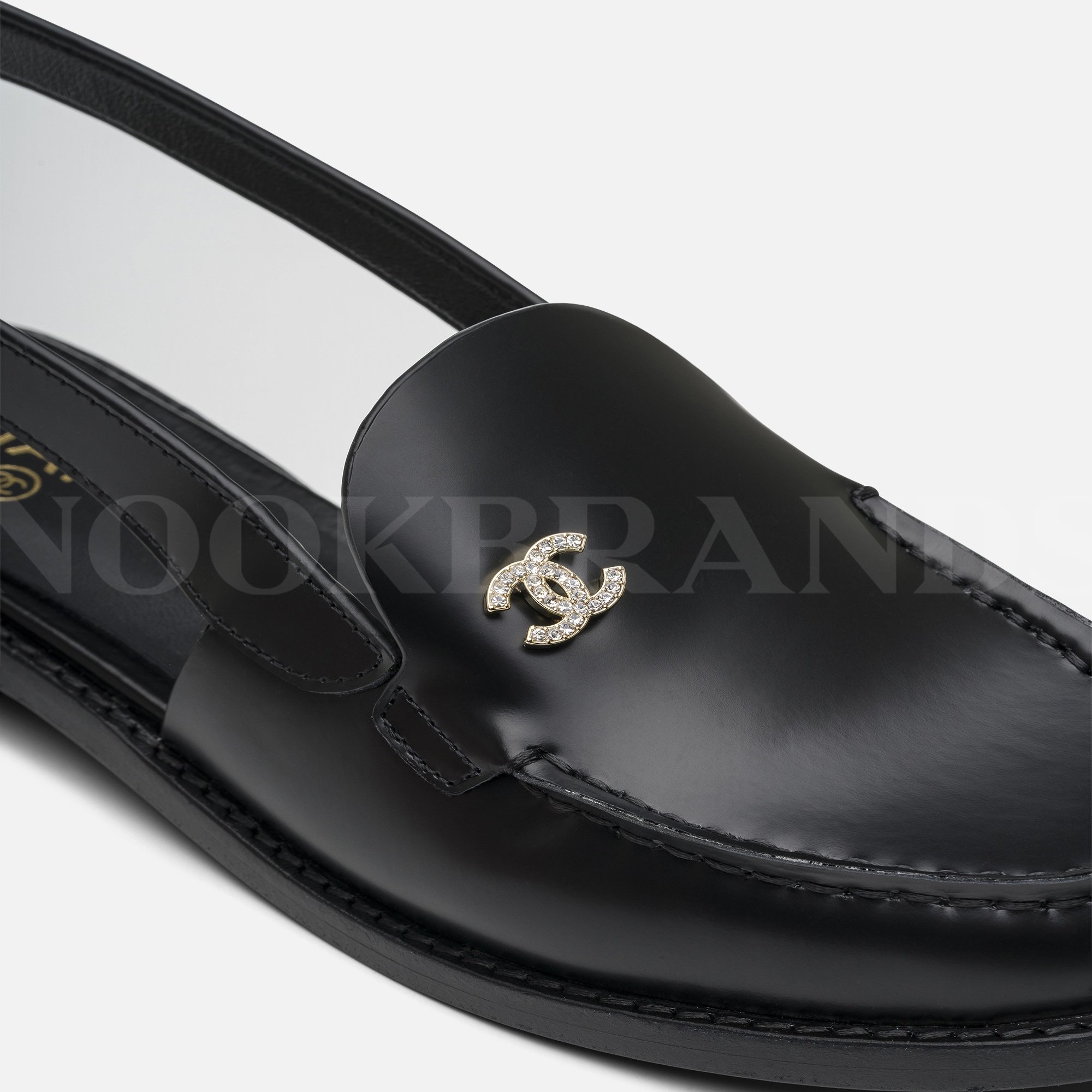 Siyah Kadın Deri Loafer