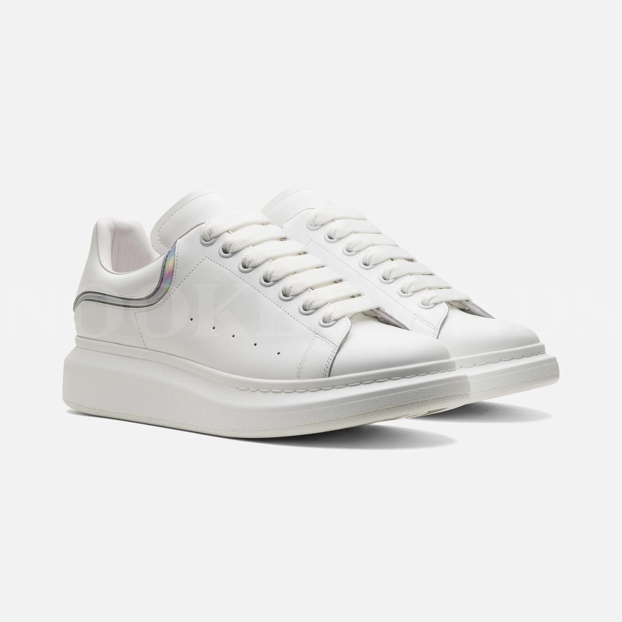 Oversize Beyaz Erkek Deri Sneaker