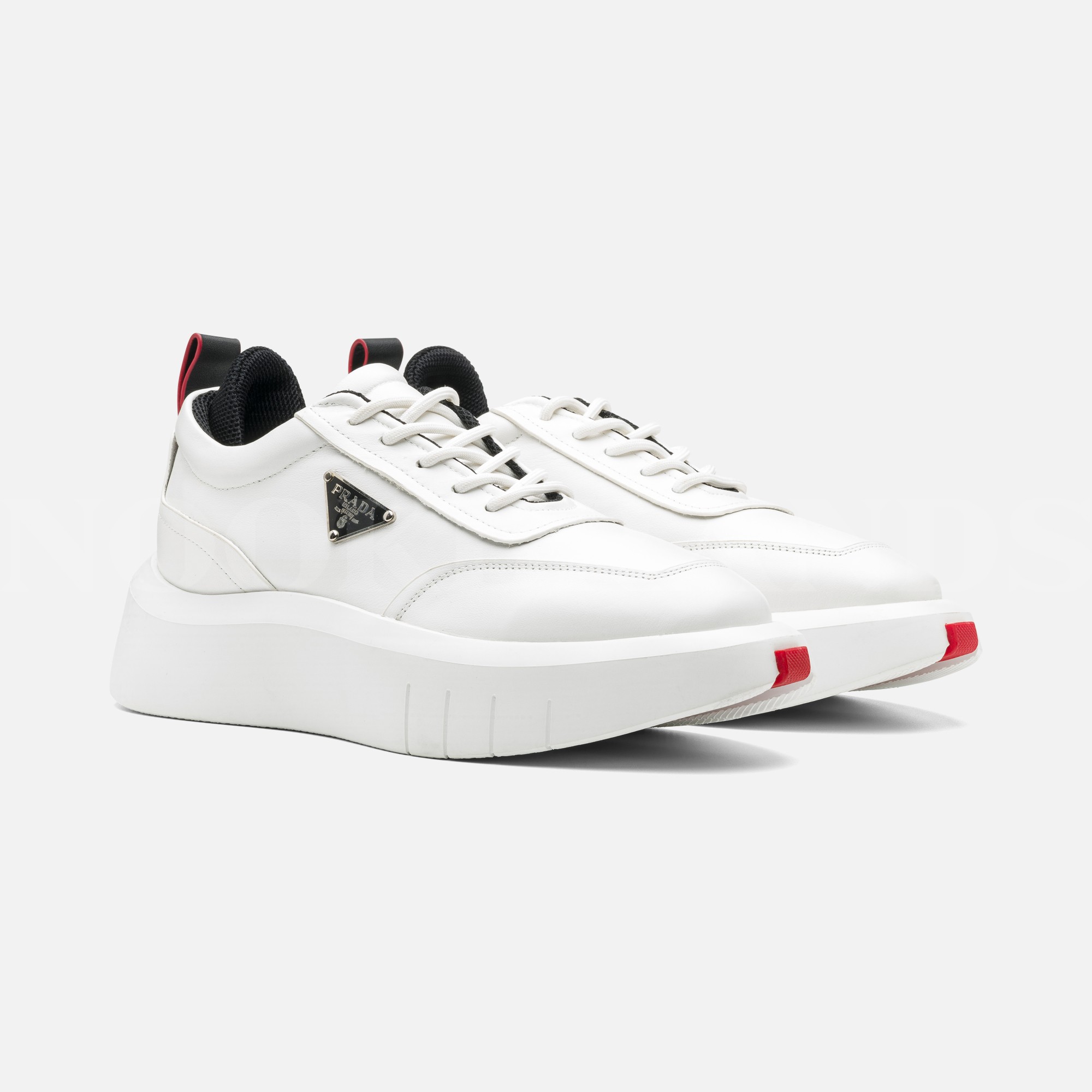 Beyaz Erkek Deri Sneaker