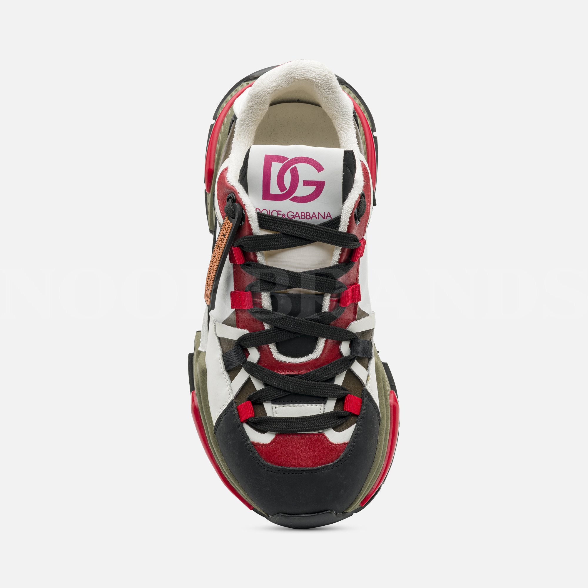 Kırmızı Erkek Deri Sneaker