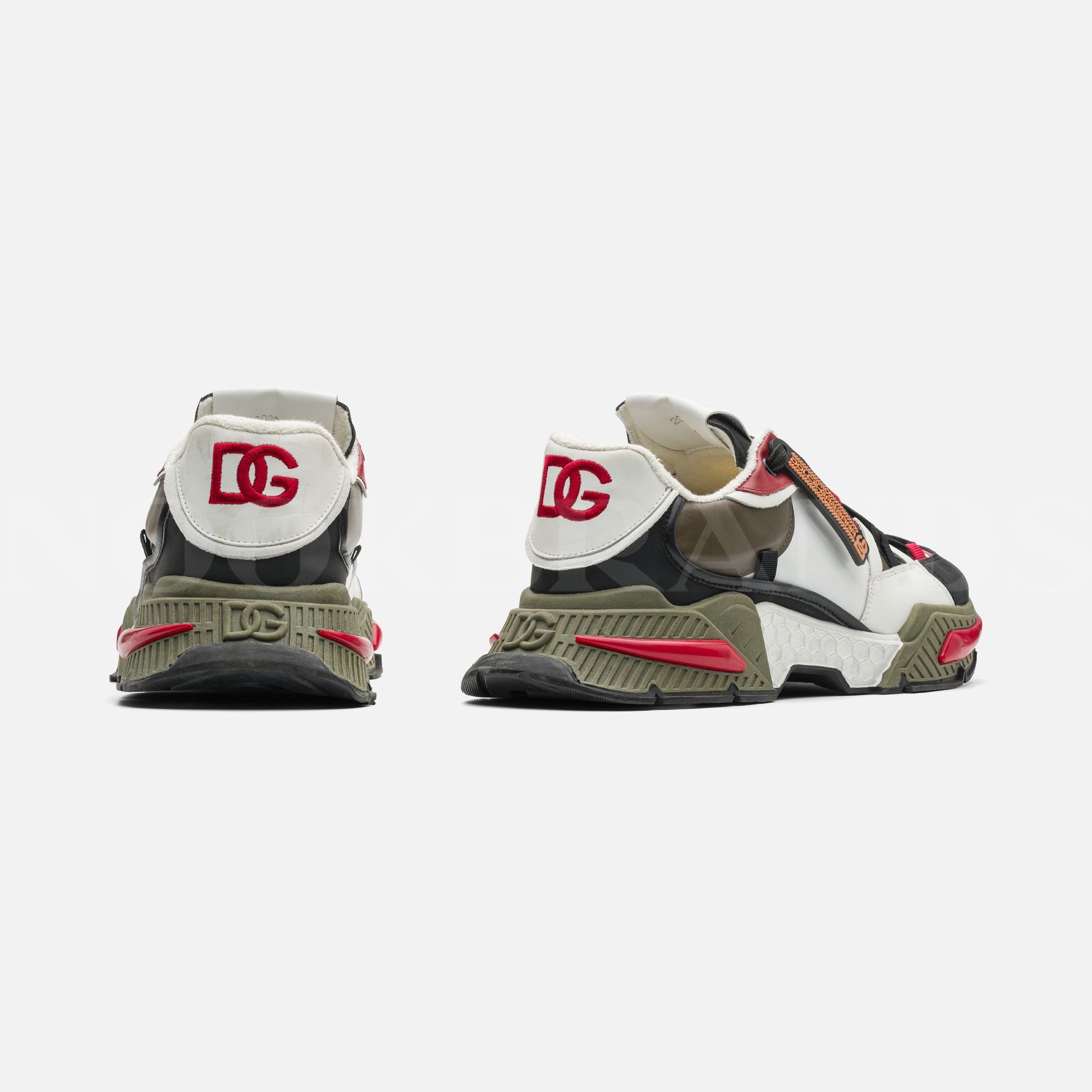 Kırmızı Erkek Deri Sneaker
