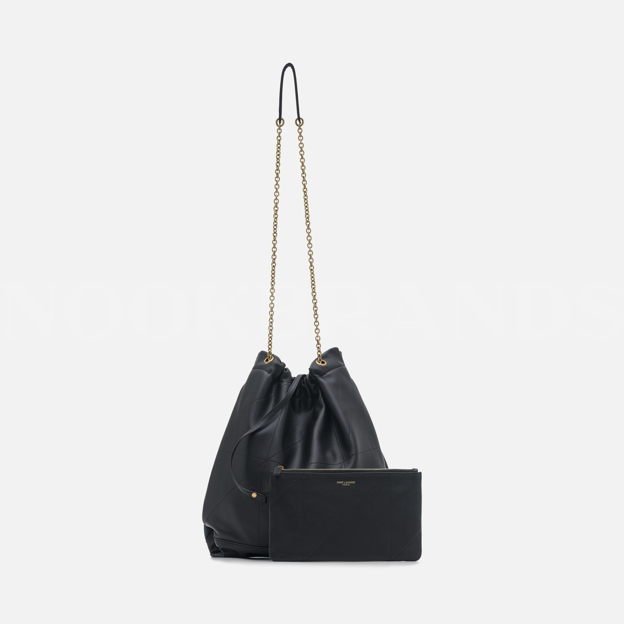 Jamie 4.3 Embellished Quilted Leather Shoulder Bag In Black