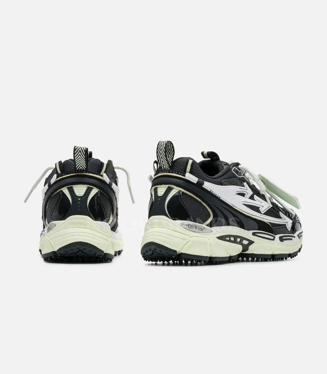 Off-White Be Right Back Siyah Yeşil Sneaker