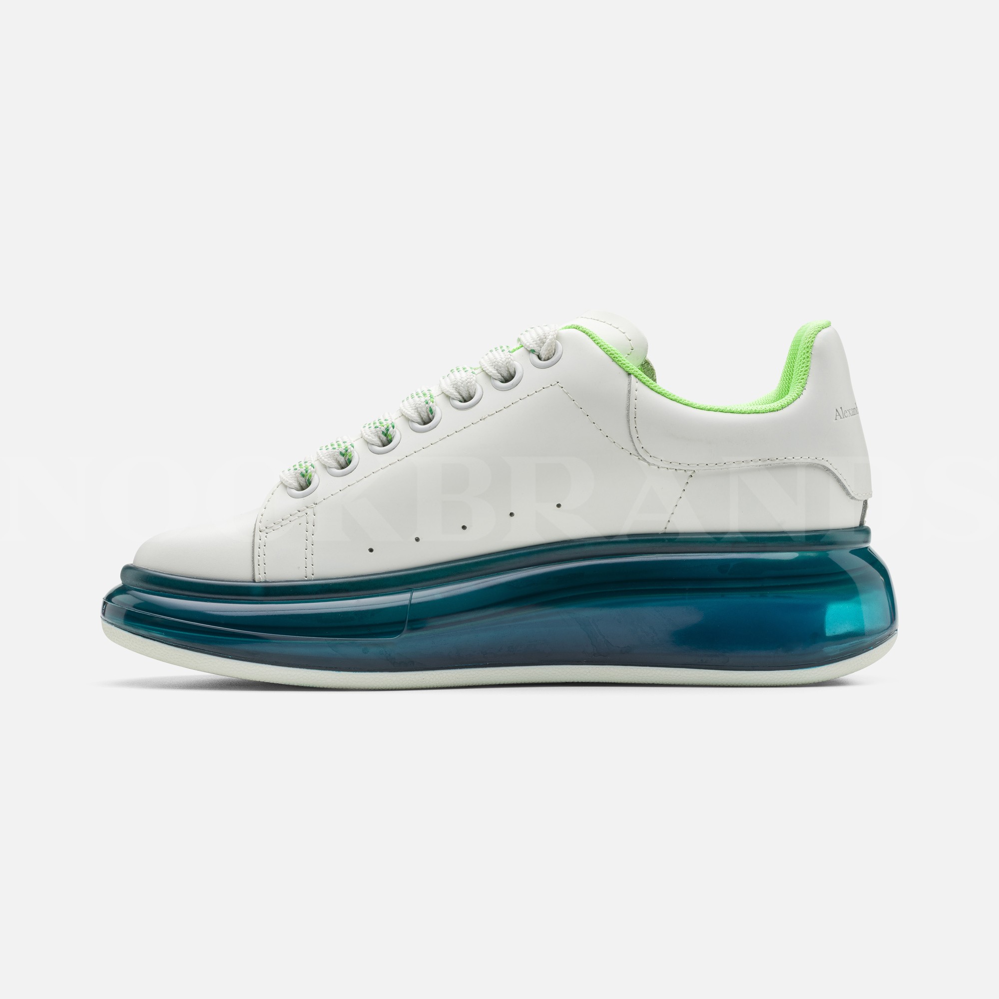 Oversize Beyaz Kadın Deri Sneaker