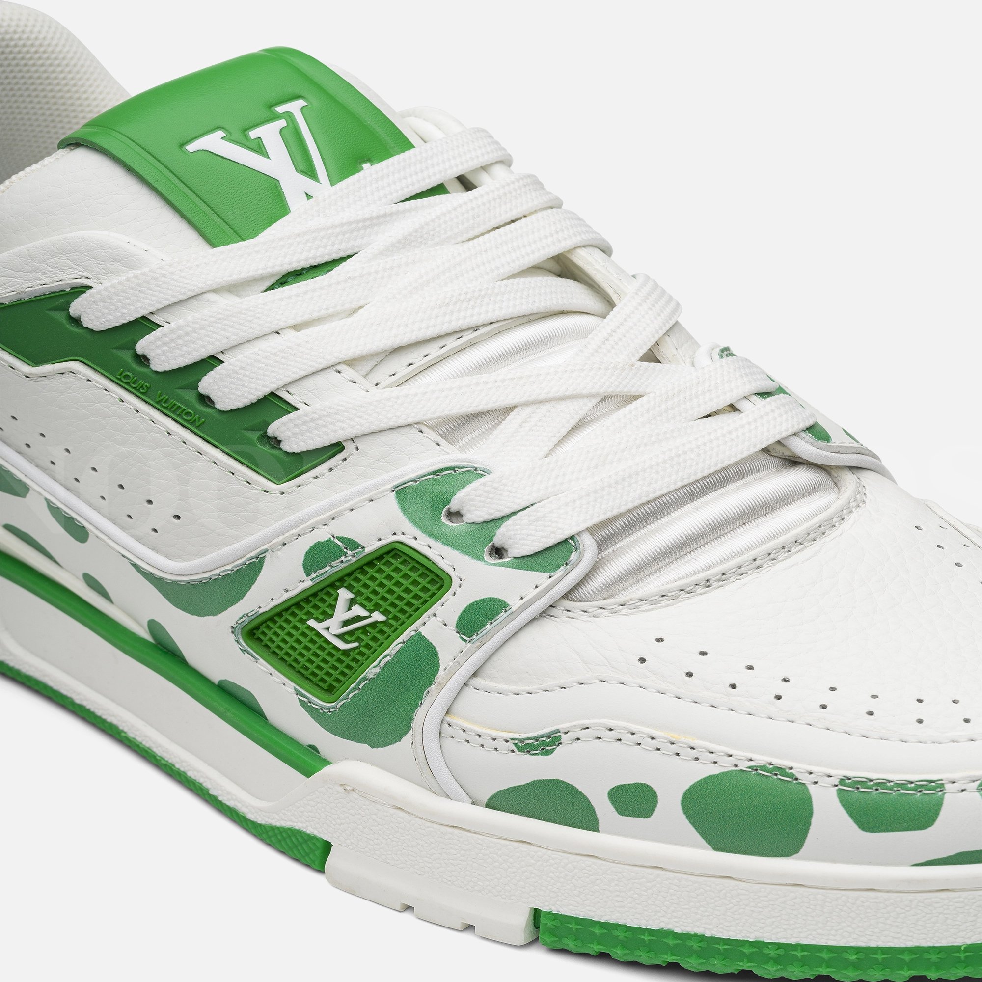 Yeşil Erkek Deri Sneaker