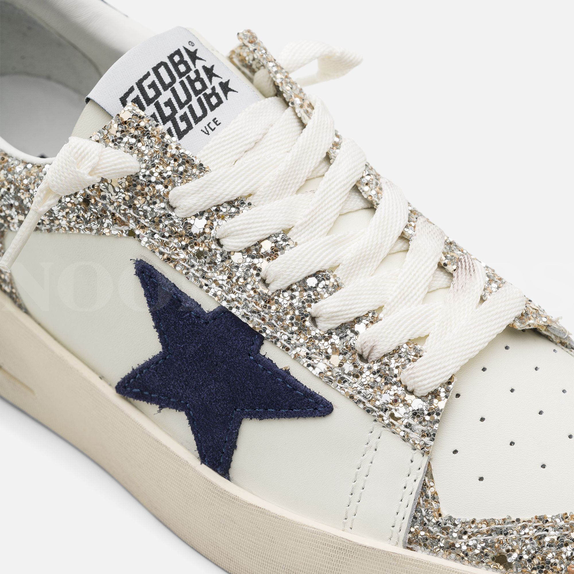 Stardan Beyaz Pull Detay Kadın Deri Sneaker