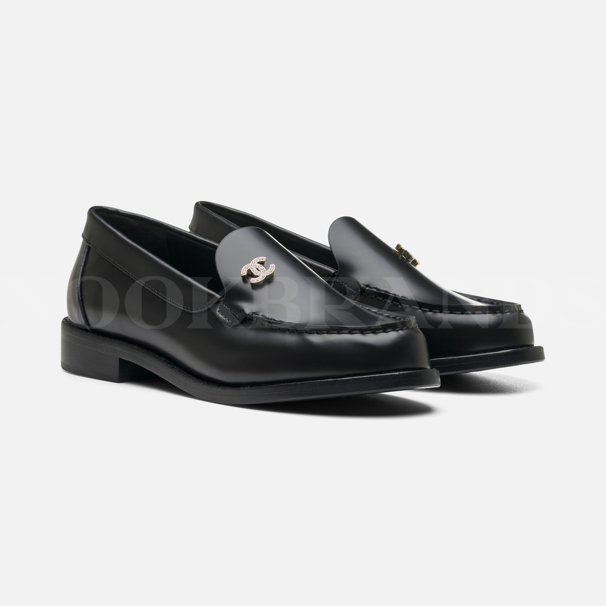 Siyah Kadın Deri Loafer