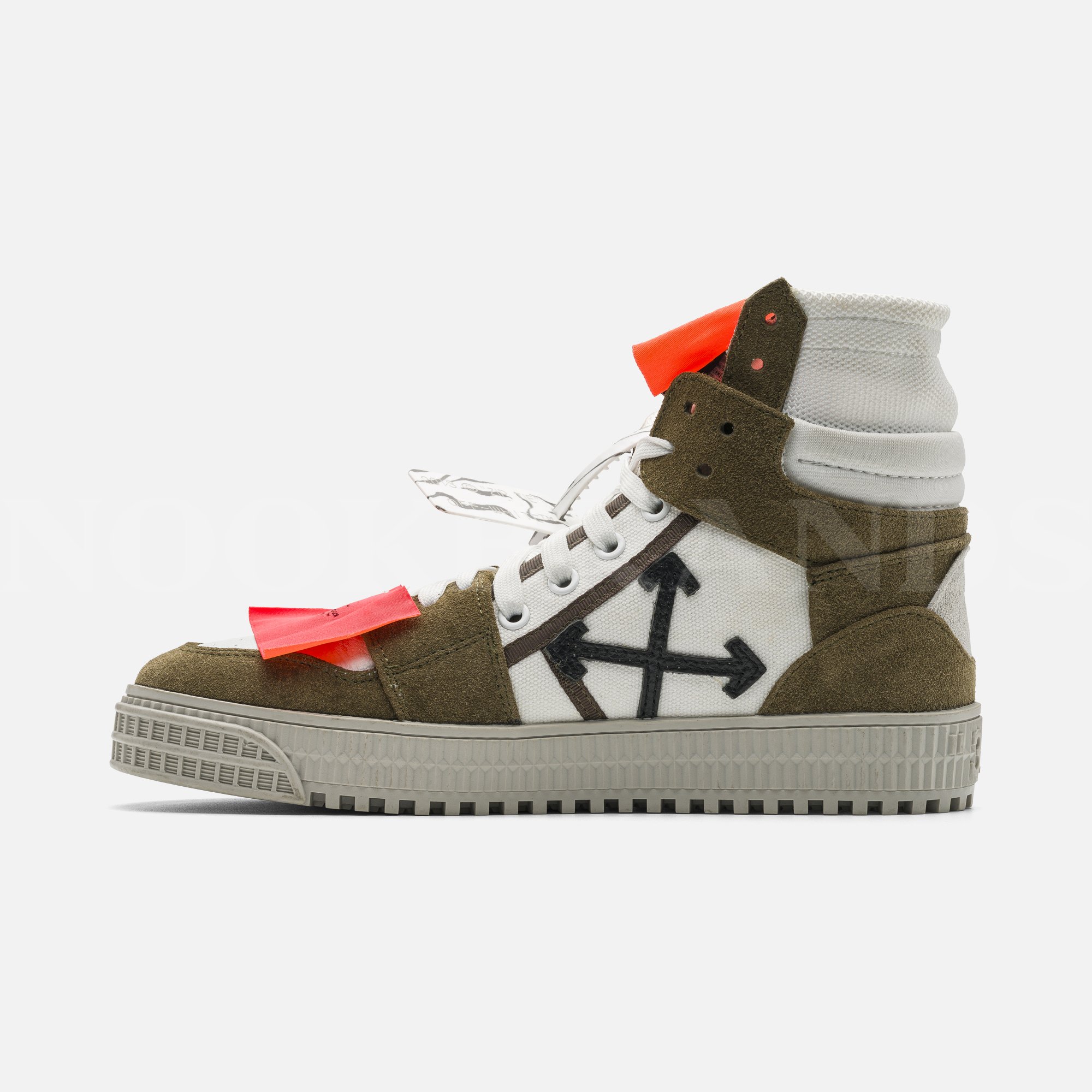 Haki Kadın Deri Sneaker