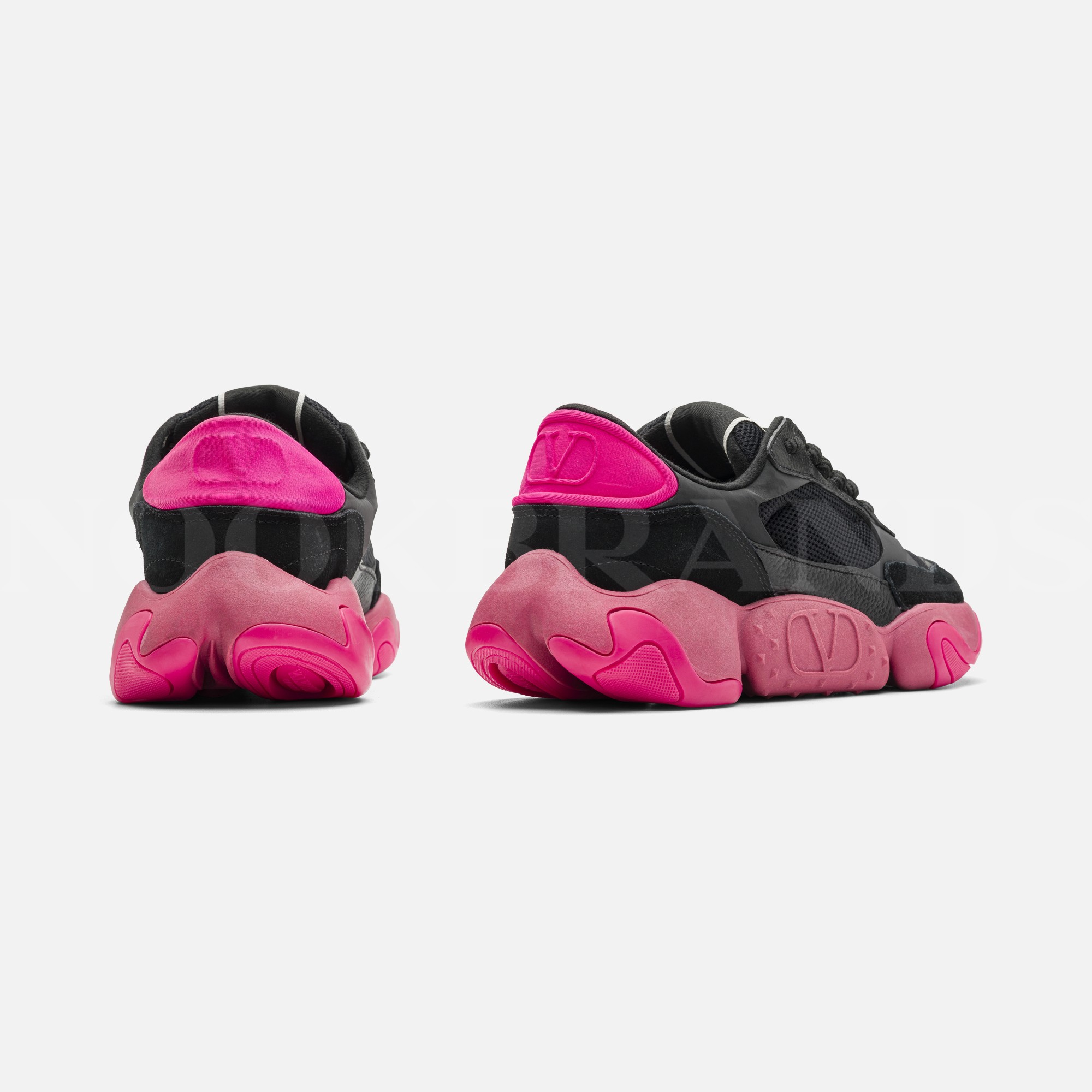 Siyah Kadın Deri Sneaker