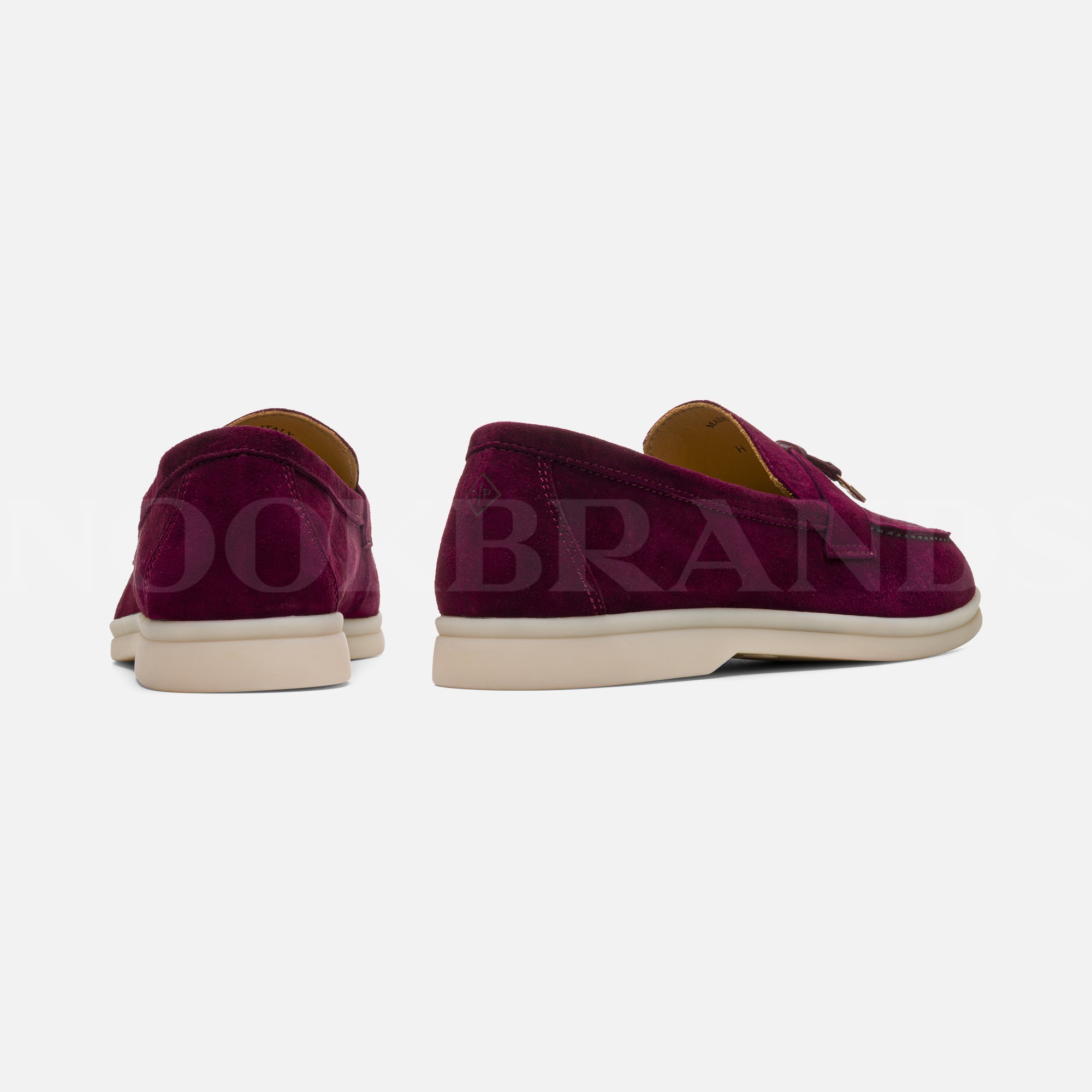 Bordo Kadın Deri Loafer