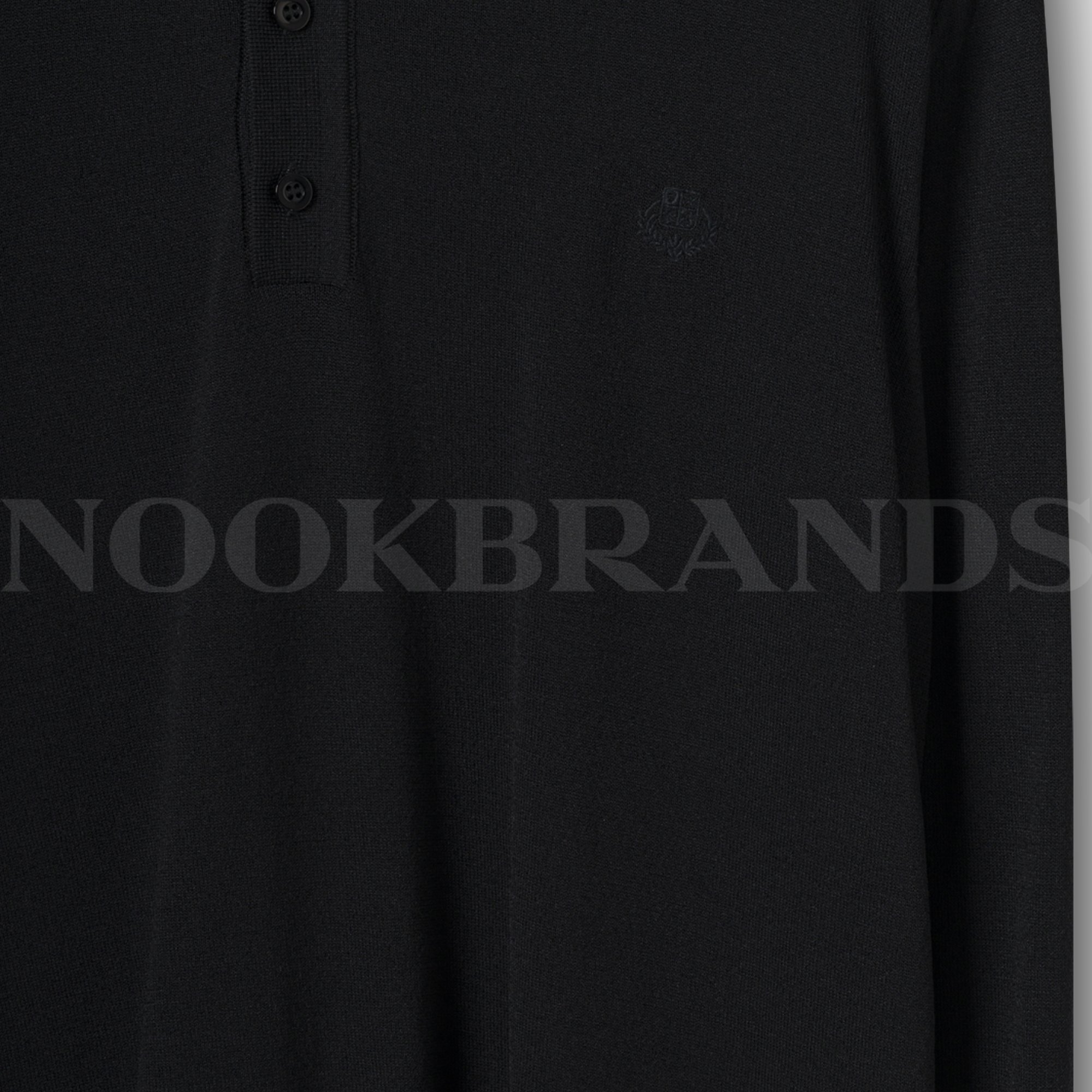 Polo Yaka Erkek Siyah Triko