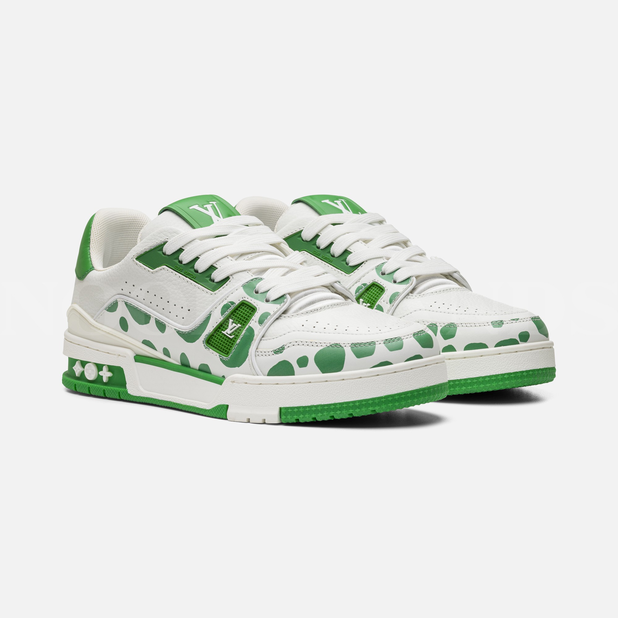 Yeşil Erkek Deri Sneaker