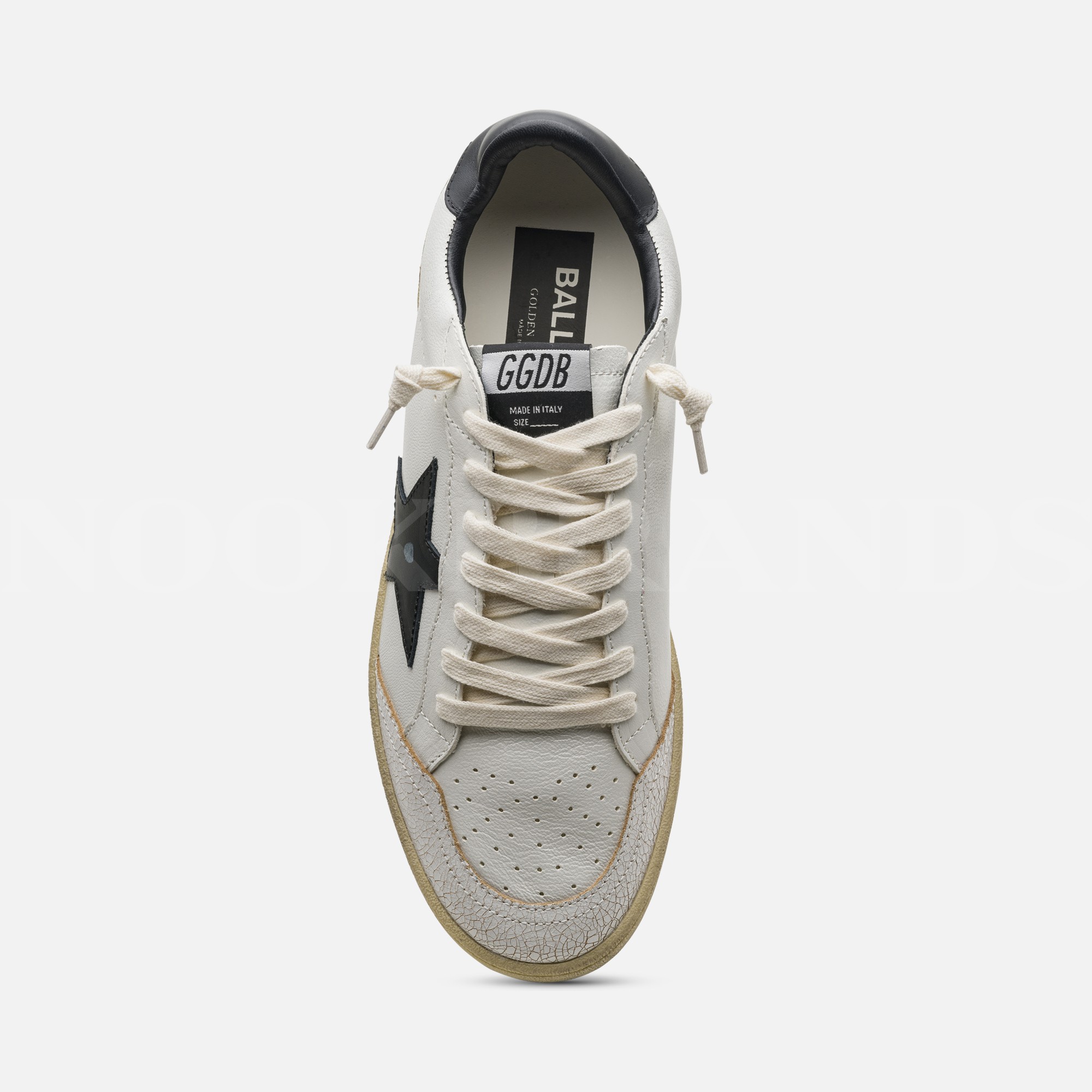 Ball Star Beyaz Deri Sneaker