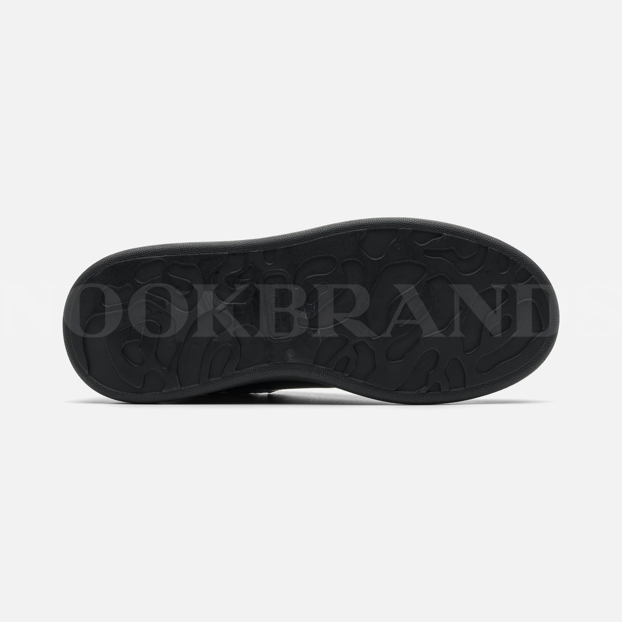Oversize Siyah Deri Sneaker