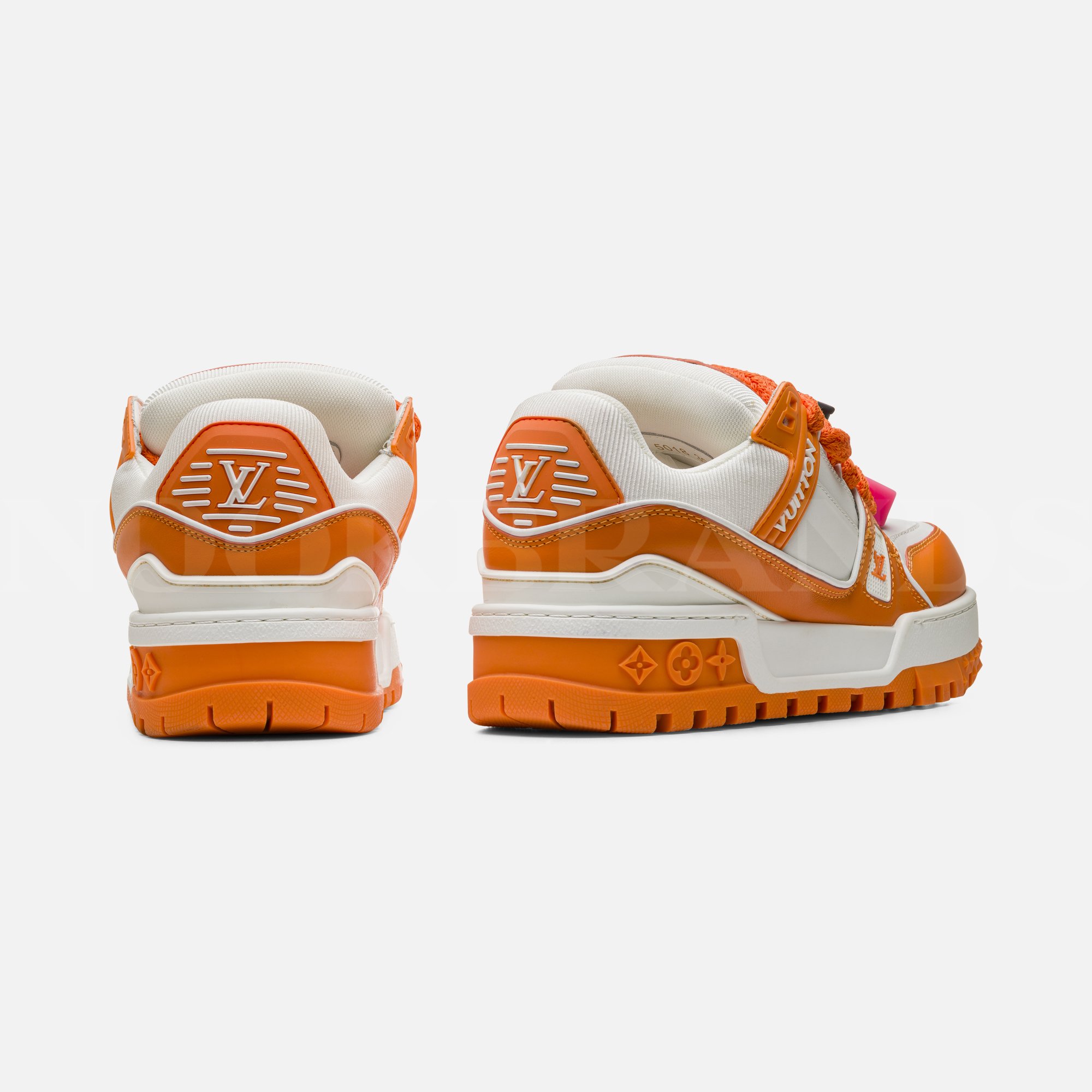 Turuncu Kadın Deri Sneaker