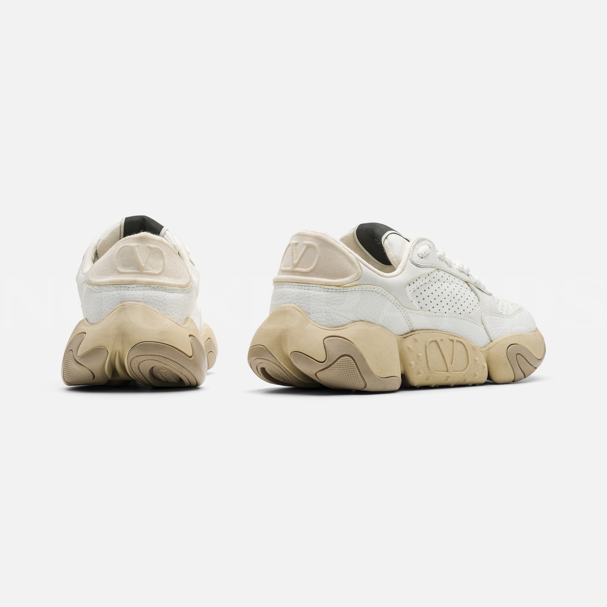 Beyaz Kadın Deri Sneaker
