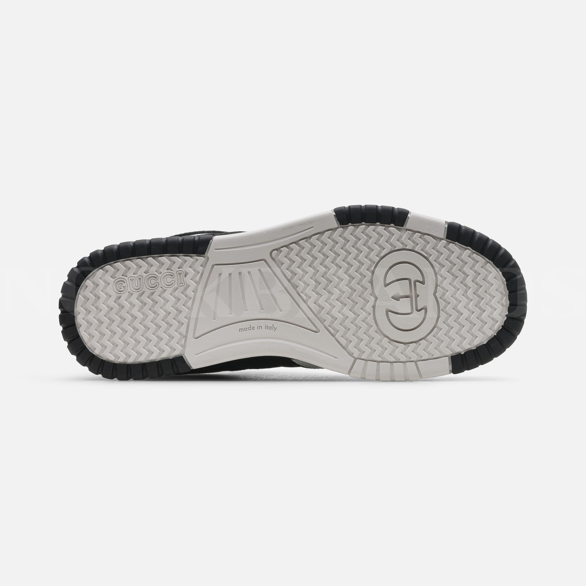 GG Re-Web Trainer Siyah Erkek Deri Sneaker
