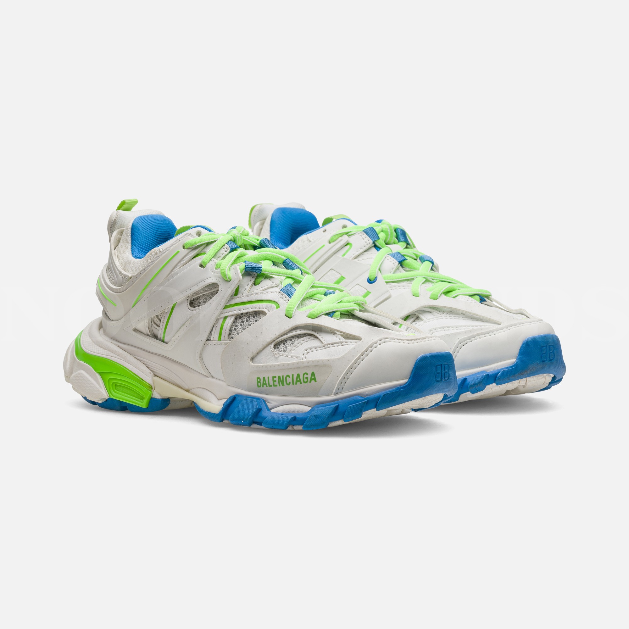 Track Beyaz Kadın Deri Sneaker