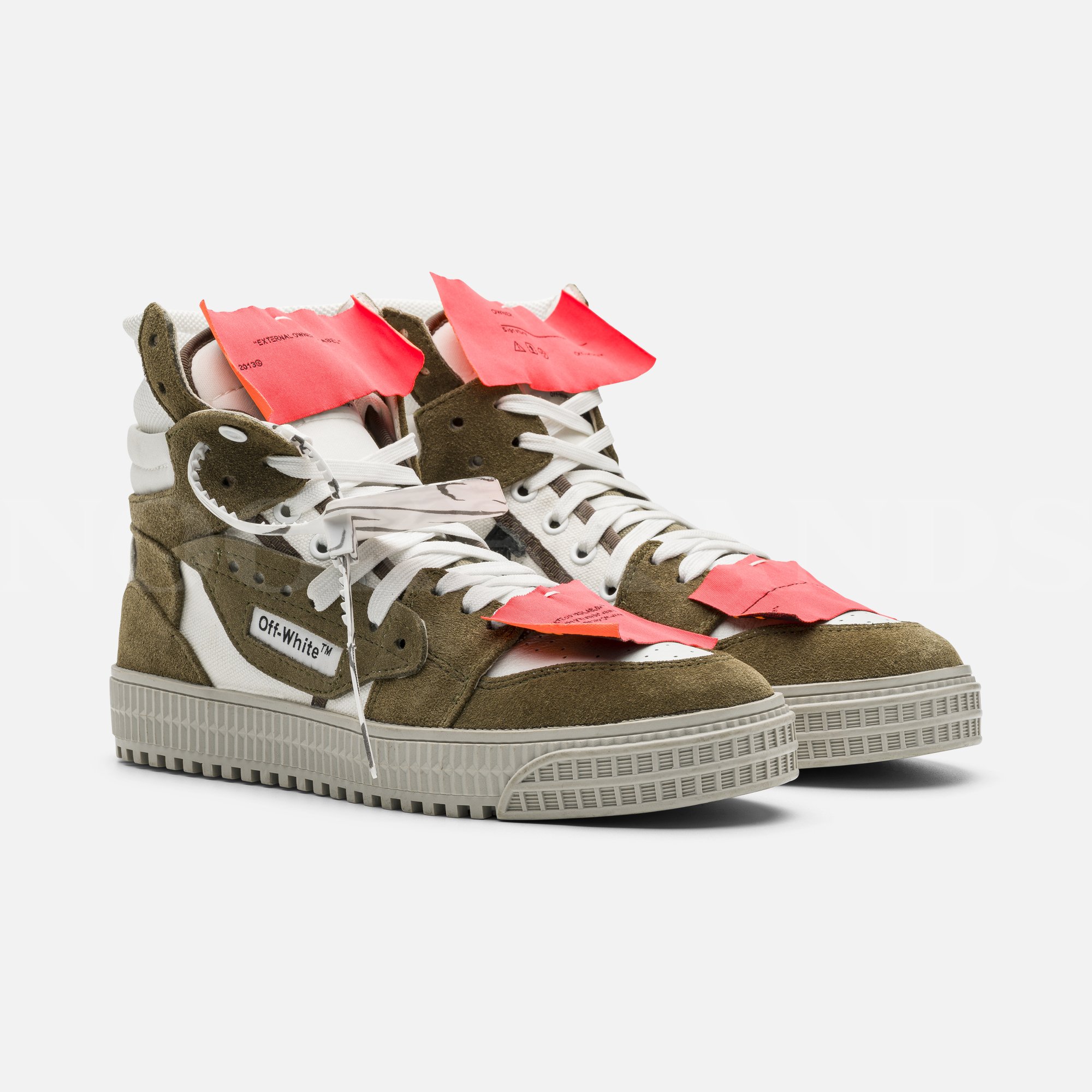 Haki Kadın Deri Sneaker