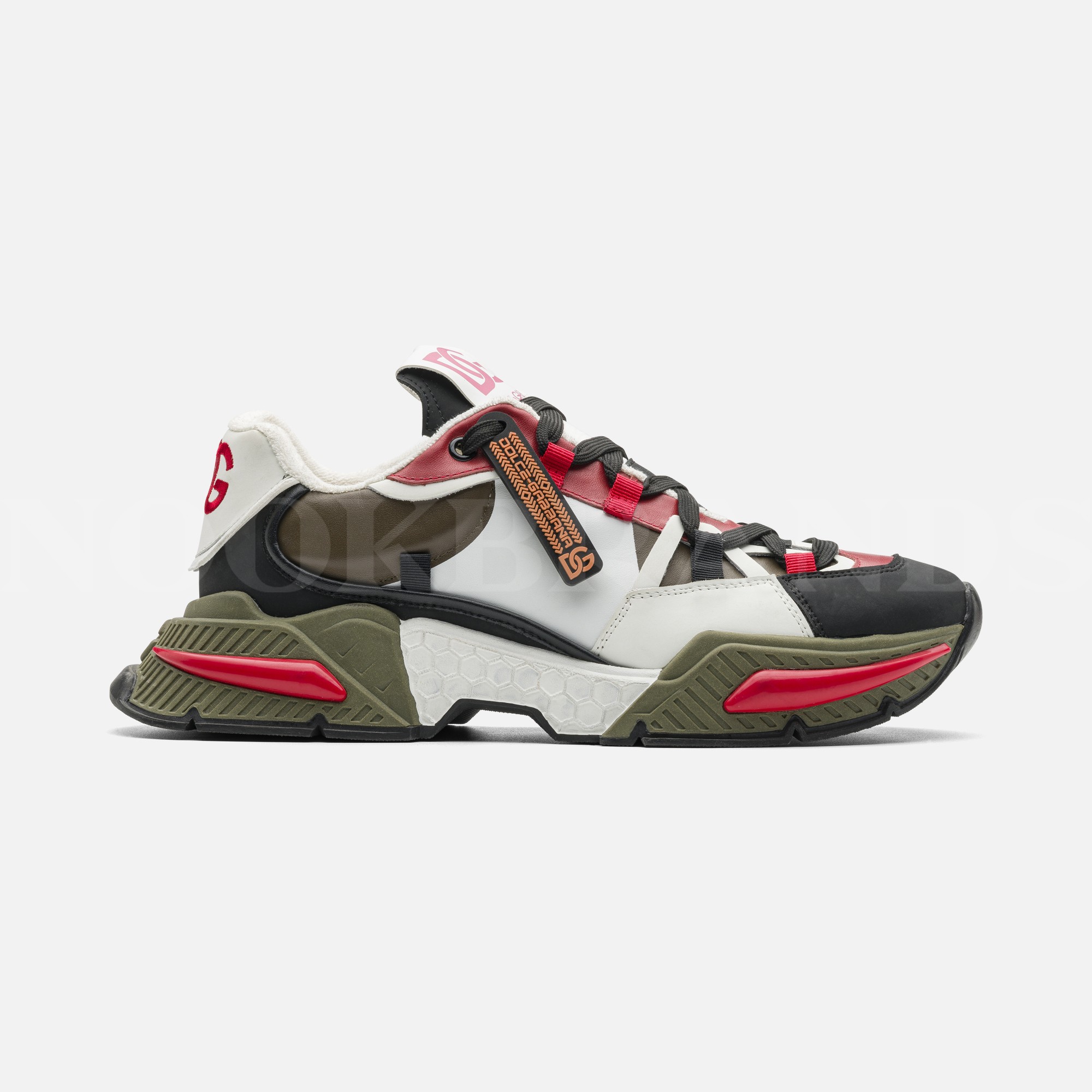 Kırmızı Erkek Deri Sneaker