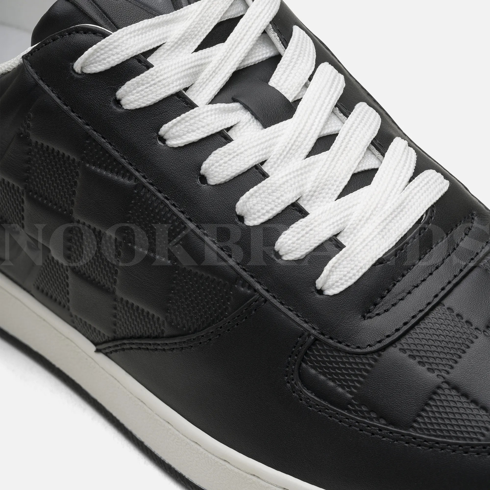 Siyah Erkek Deri Sneaker