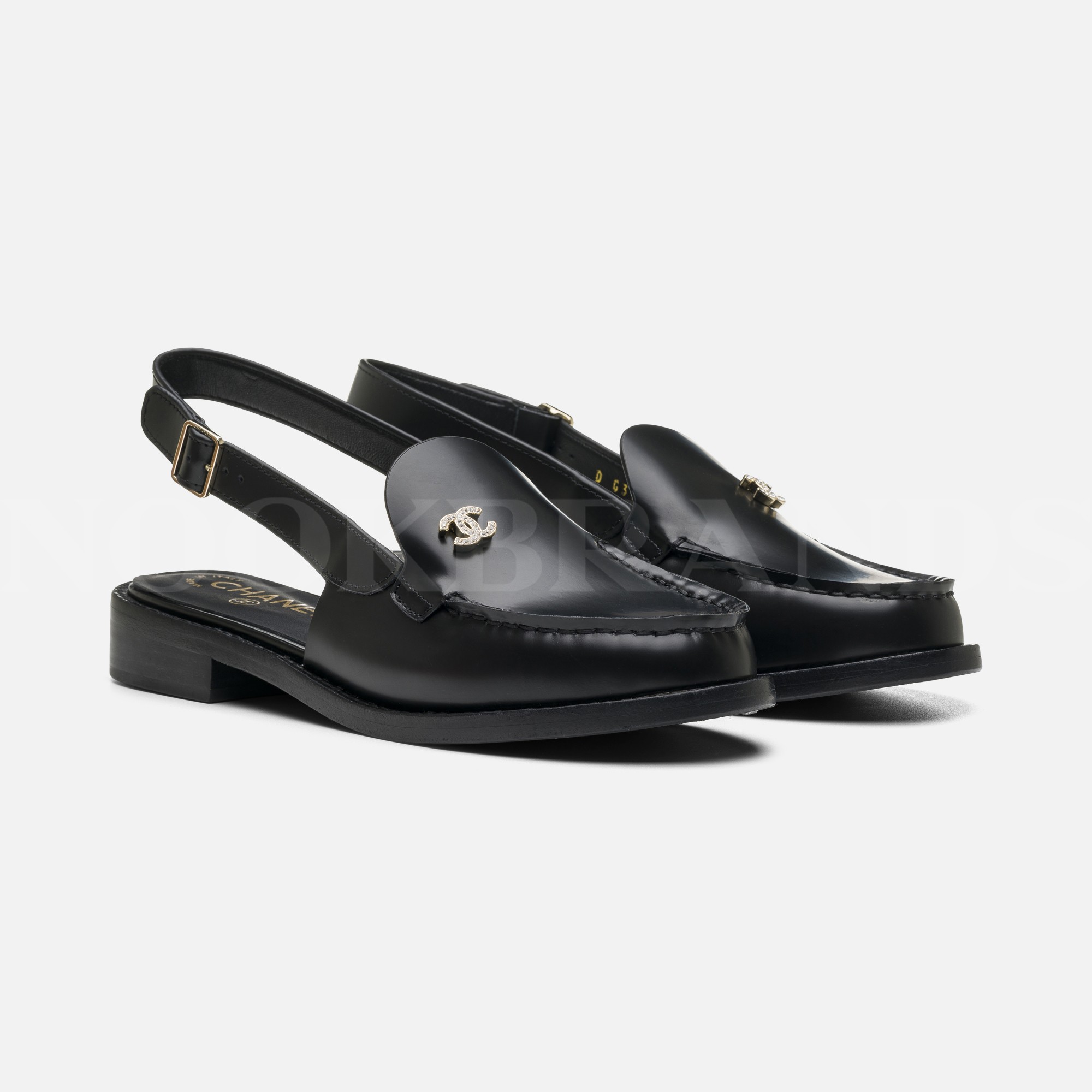 Siyah Kadın Deri Loafer