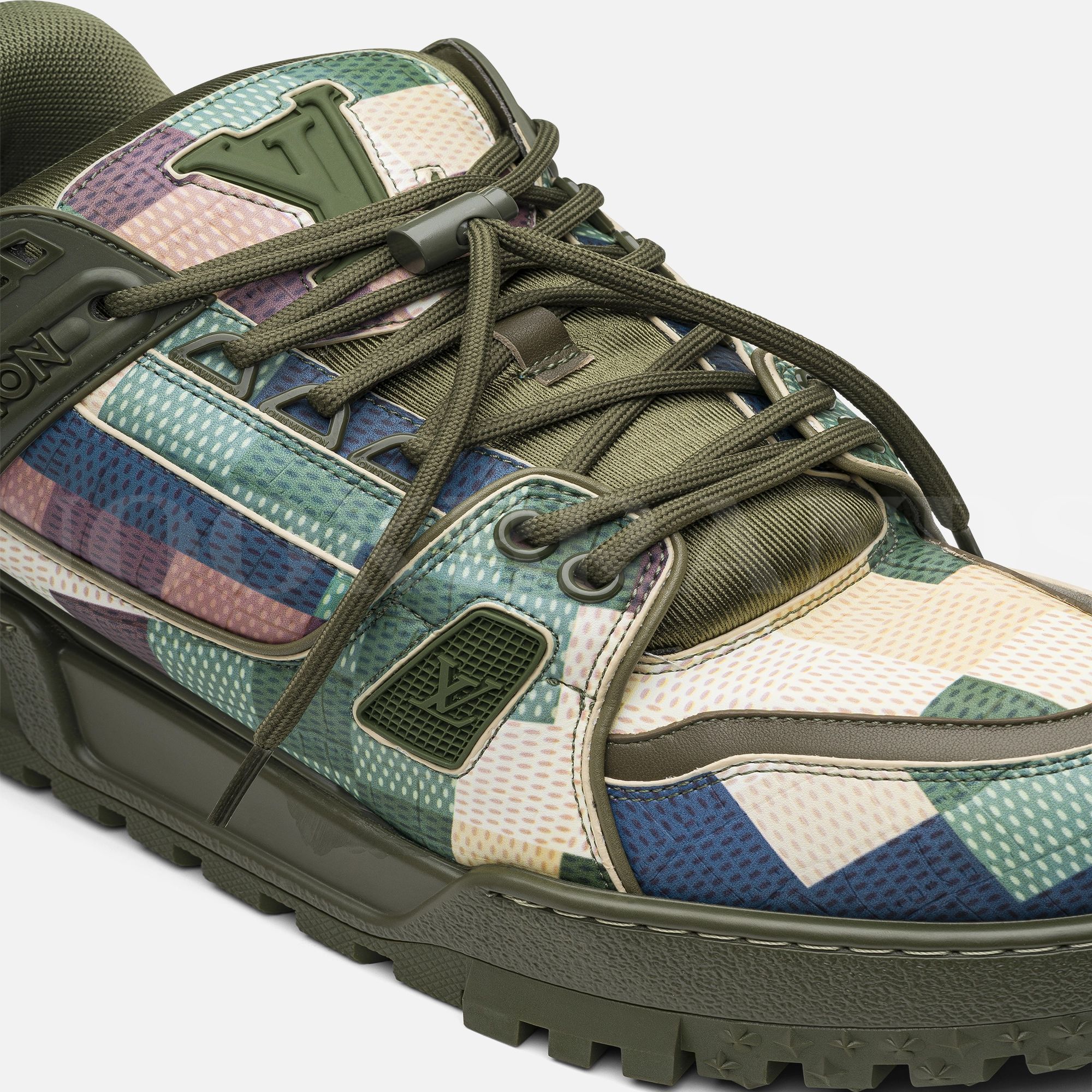 Yeşil Erkek Deri Sneaker