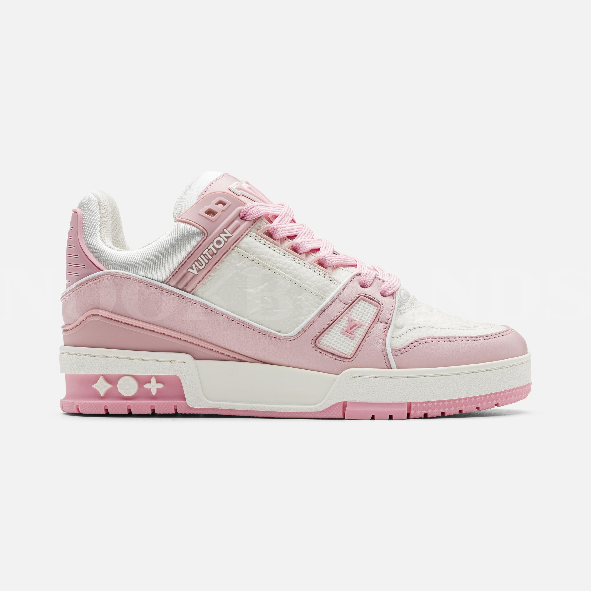Pembe Kadın Deri Sneaker