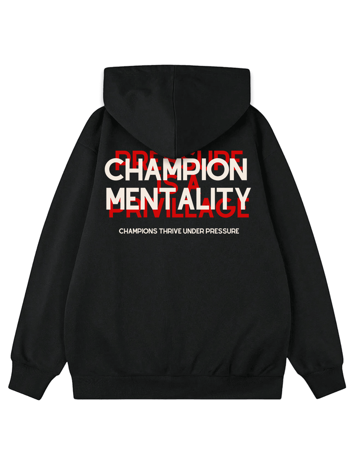 "CHAMPION MENTALITY" Oversize Hoodie