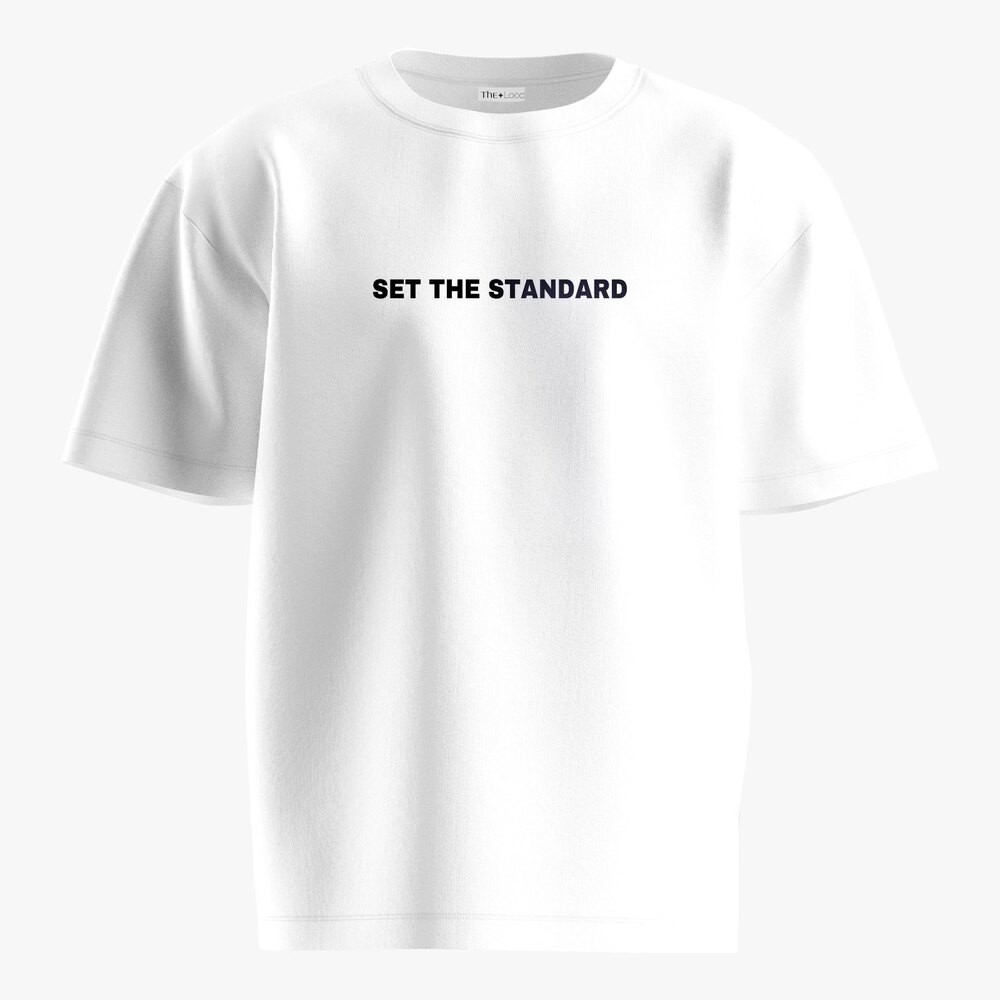 "SET THE STANDARD" Oversize T-shirt