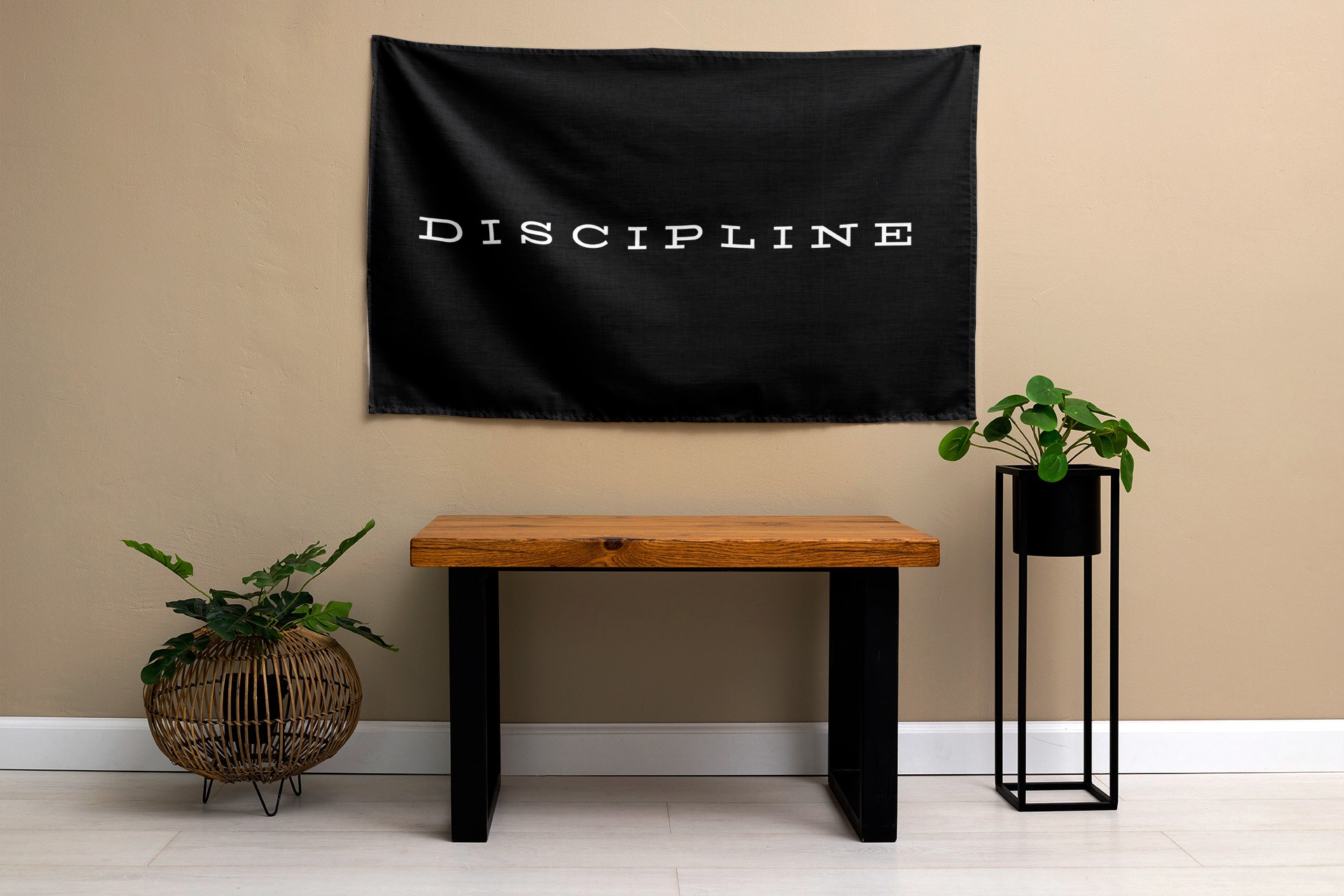 "DISCIPLINE" Duvar Örtüsü