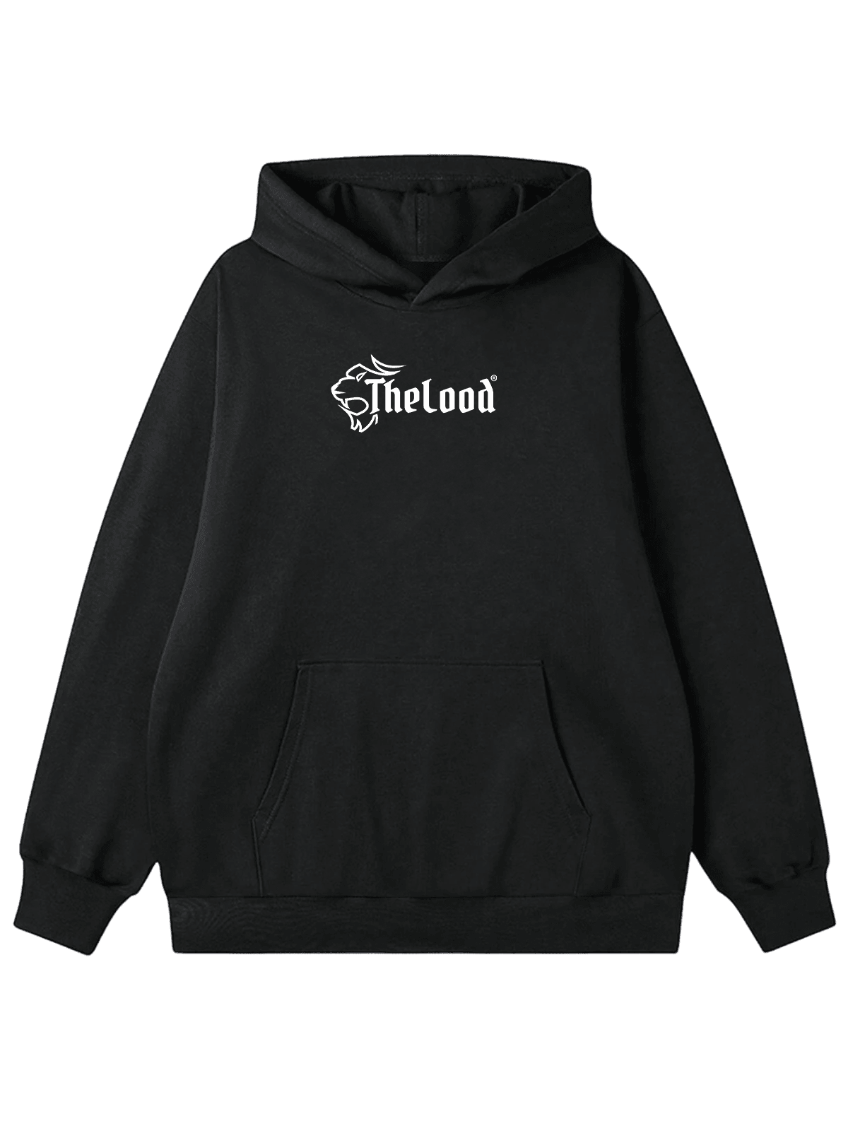 Logo Baskılı Oversize Hoodie